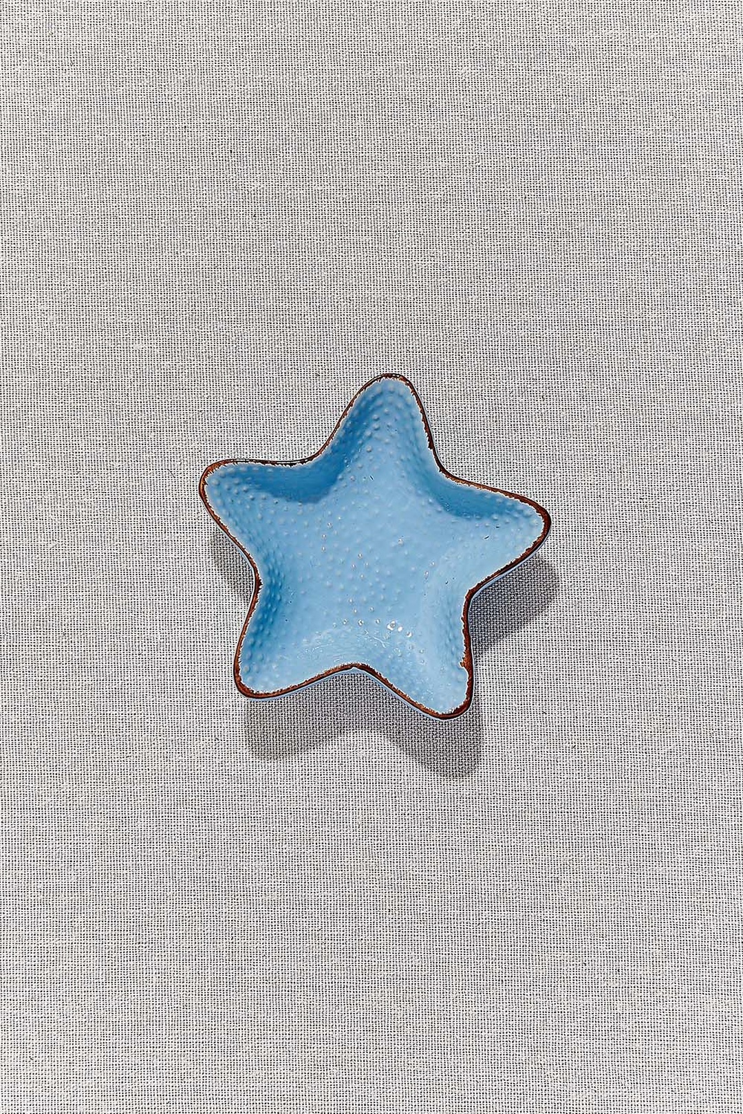 StarFish Seramik Tabak S Mavi