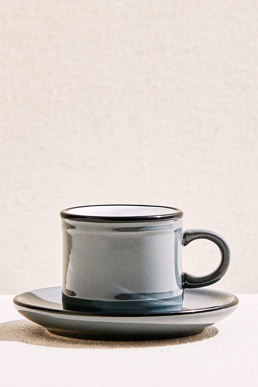 Electrum Seramik Espresso Fincanı Gri