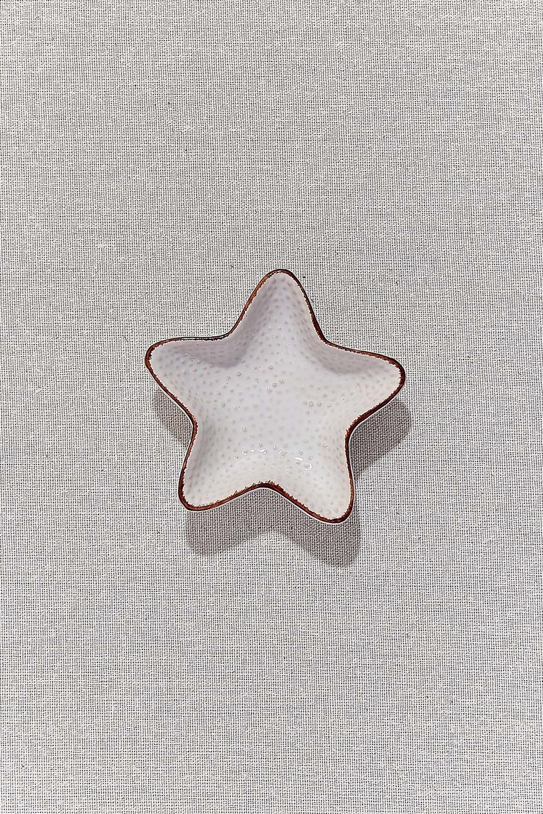 Starfish Seramik Tabak S Krem
