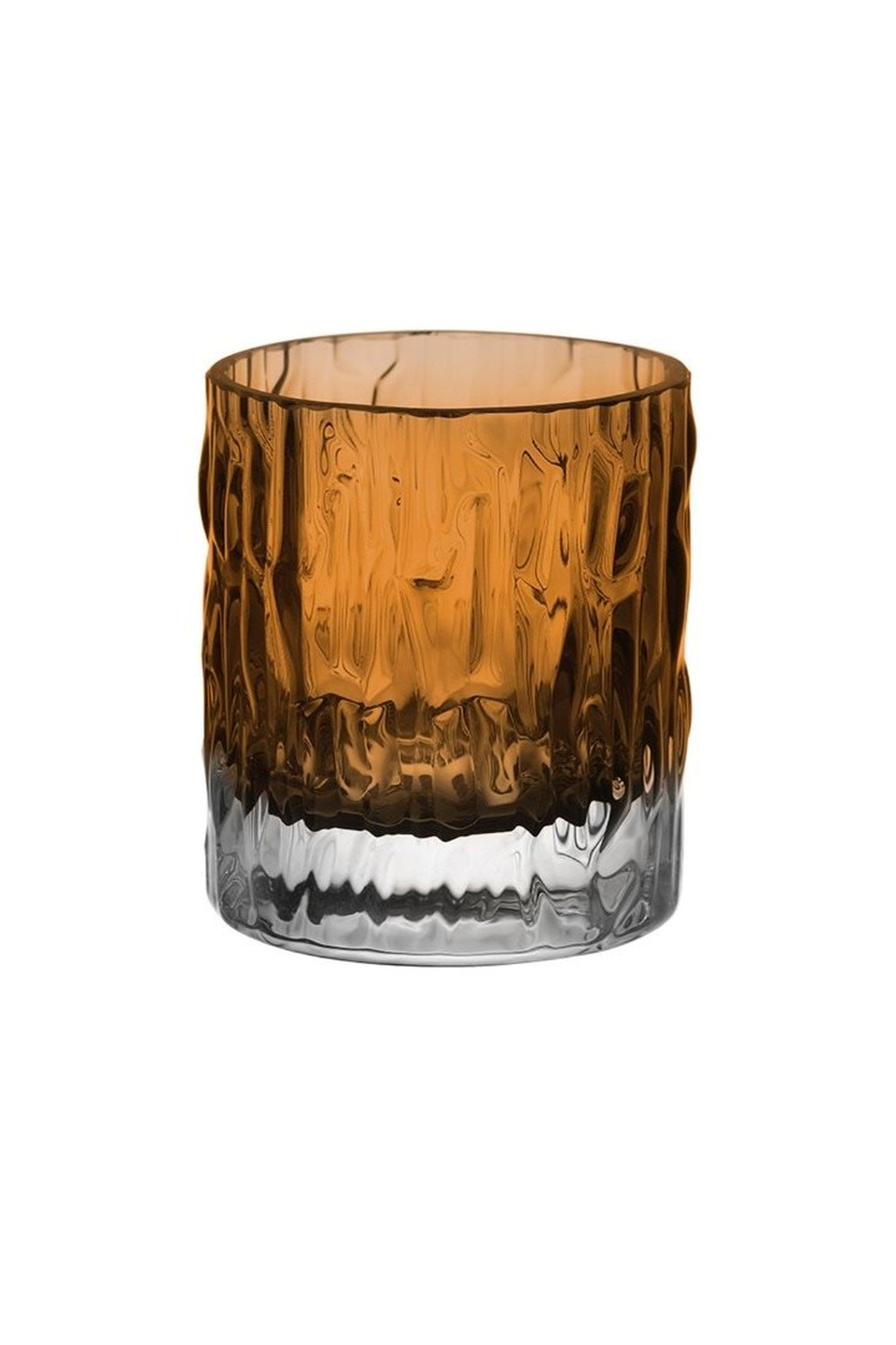 Kabuk Tealight Mumluk 7 cm Amber