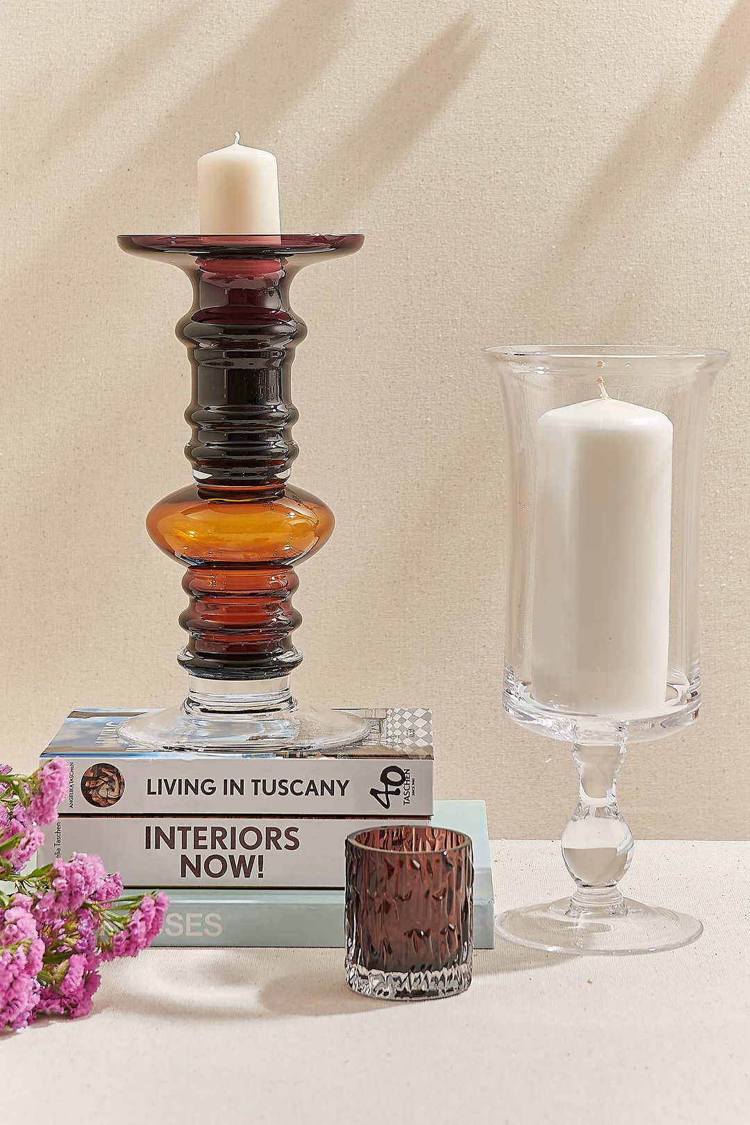 Kabuk Tealight Mumluk 7 cm Kahverengi