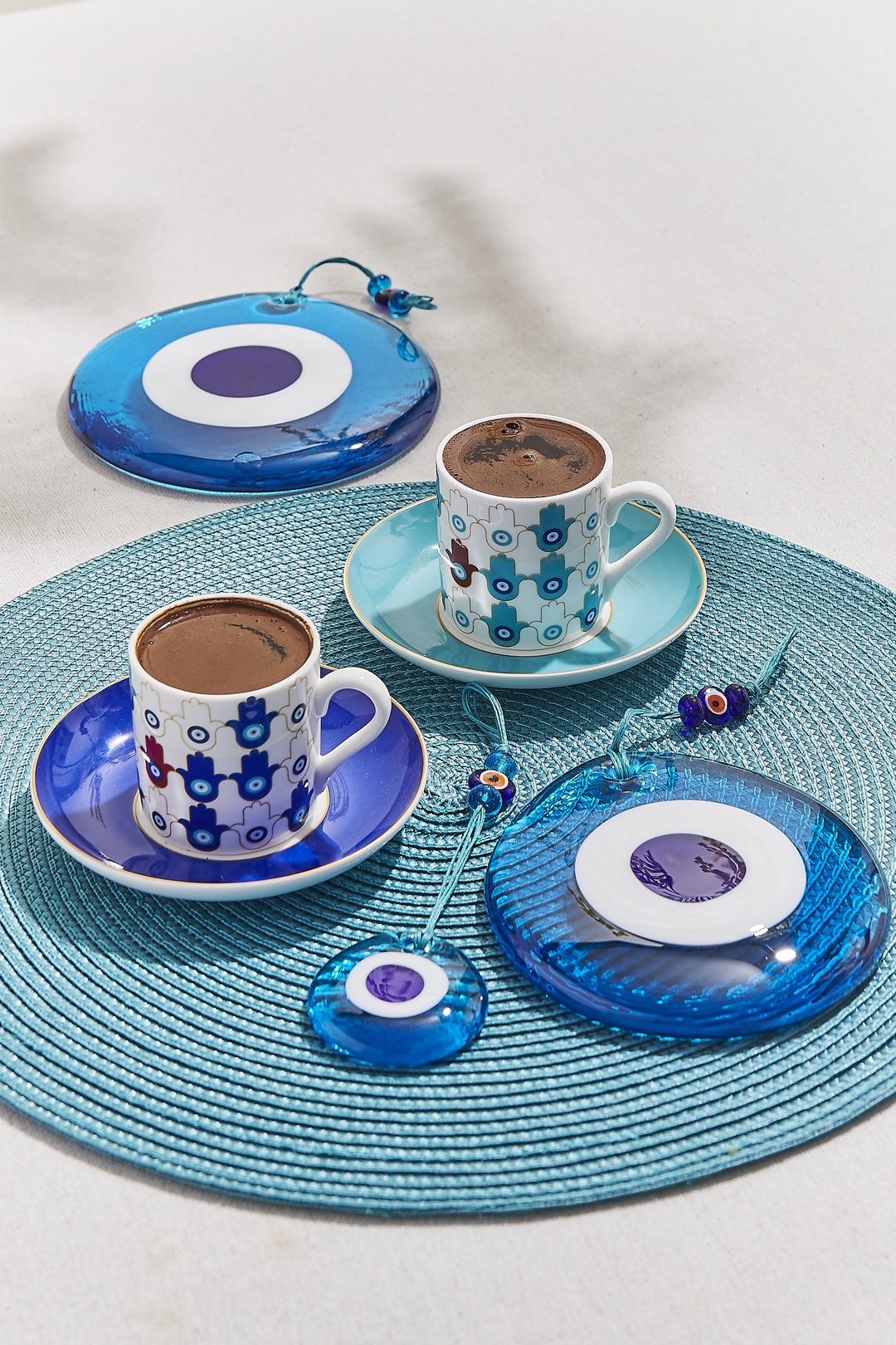 Bereket Porselen Espresso Fincanı Lacivert 100 cc