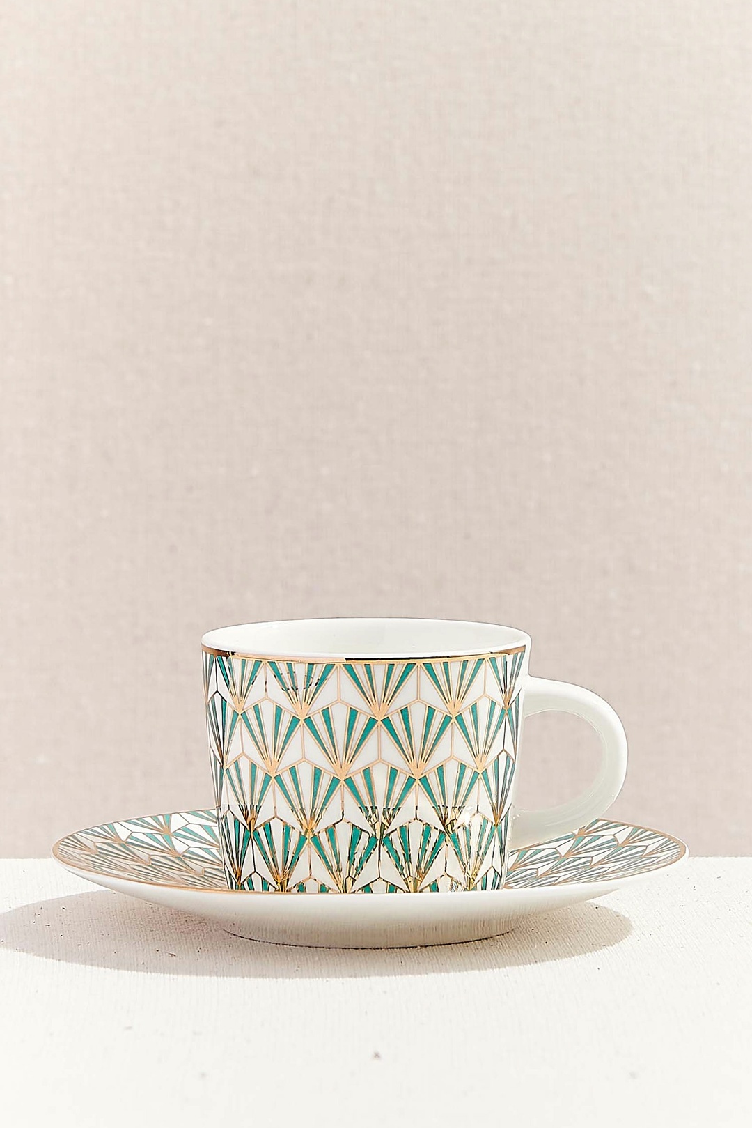 Venezia Porselen Espresso Fincanı Yeşil