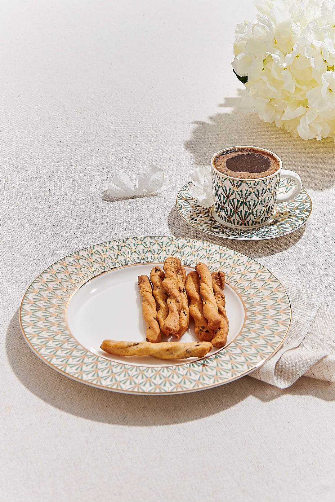 Venezia Porselen Espresso Fincanı Yeşil