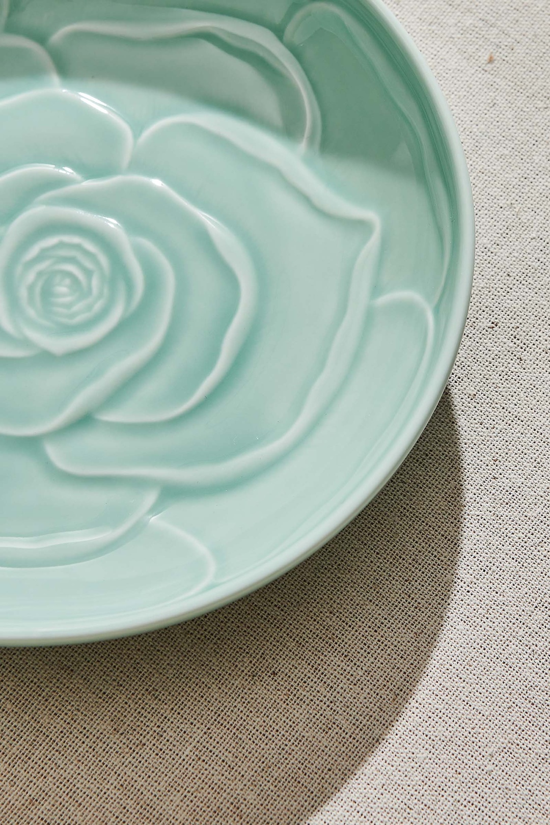 Rose Seramik Pasta Tabağı Yeşil