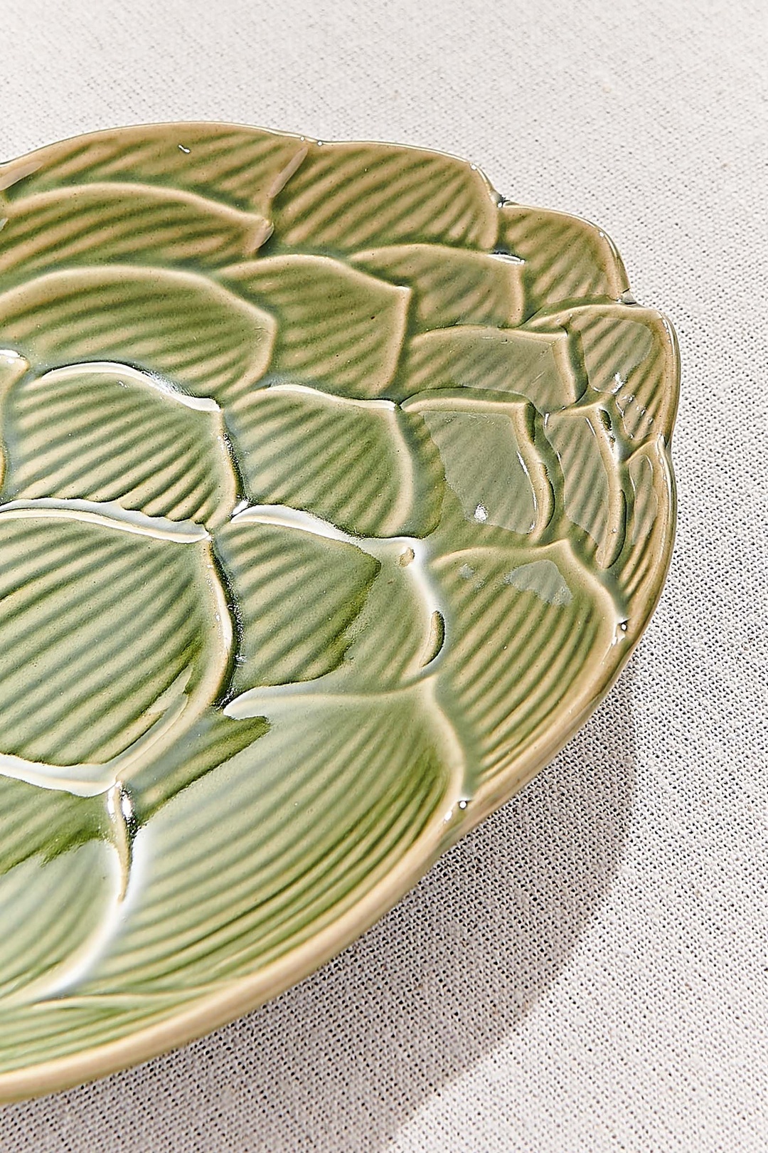 Green Artichoke Ceramic Serving Plate Price - Paşabahçe