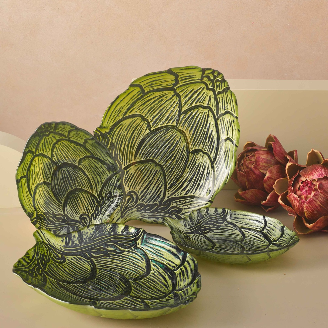 Enginar Tabak 25x20 cm Yeşil