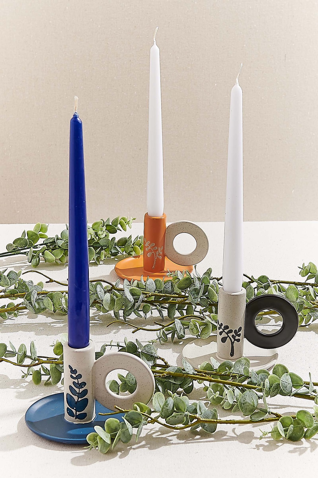 Leaf Ceramic Candlestick Candle Holder Price - Paşabahçe