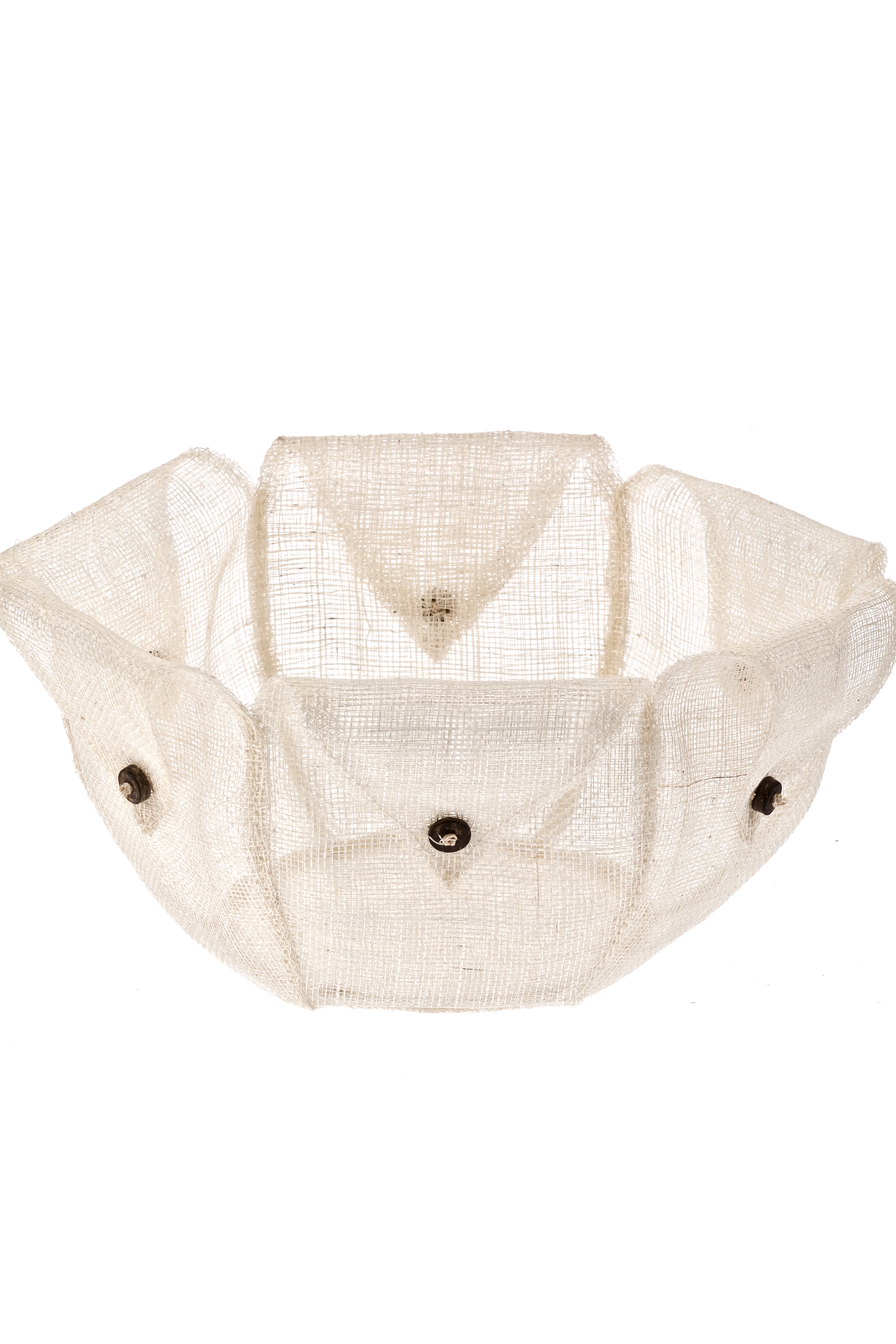 White Bloom Basket