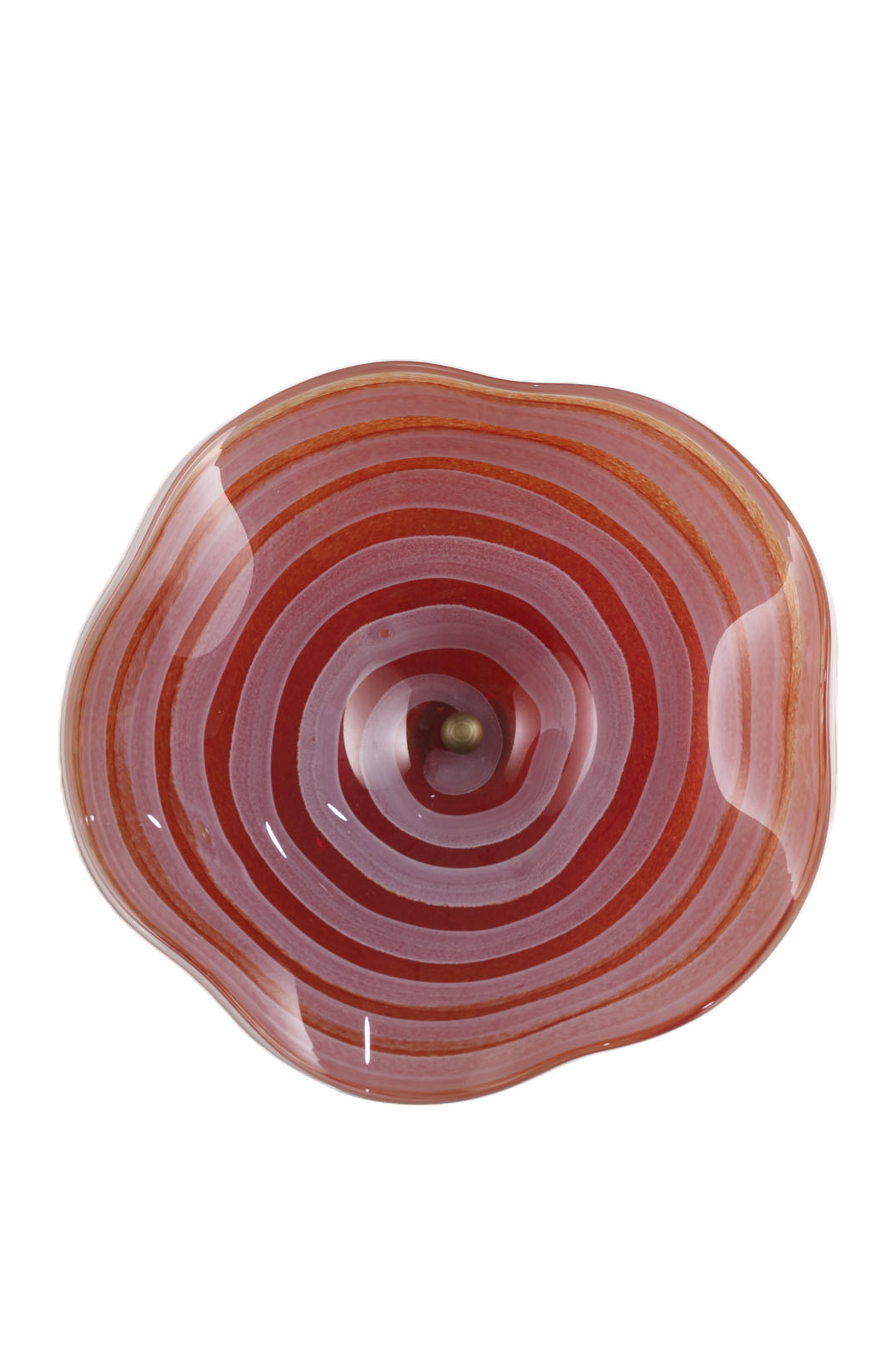 Red Retro Wall Plate 40 Cm