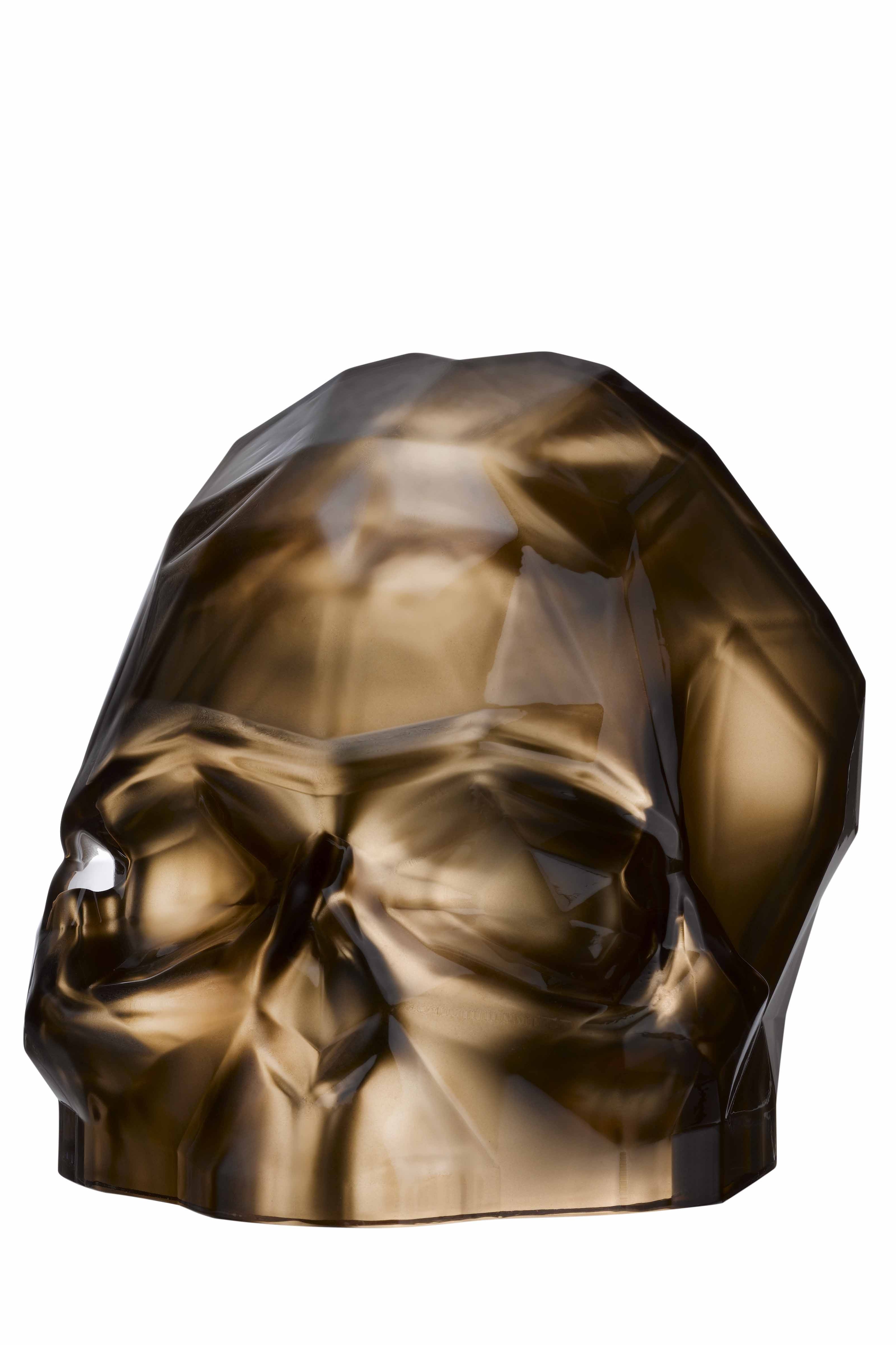 Nude Memento Mori Dekoratif Obje Bakir