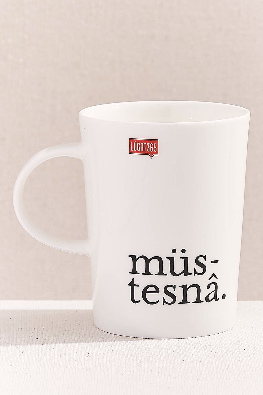 Müstesna Porselen Kupa Krem