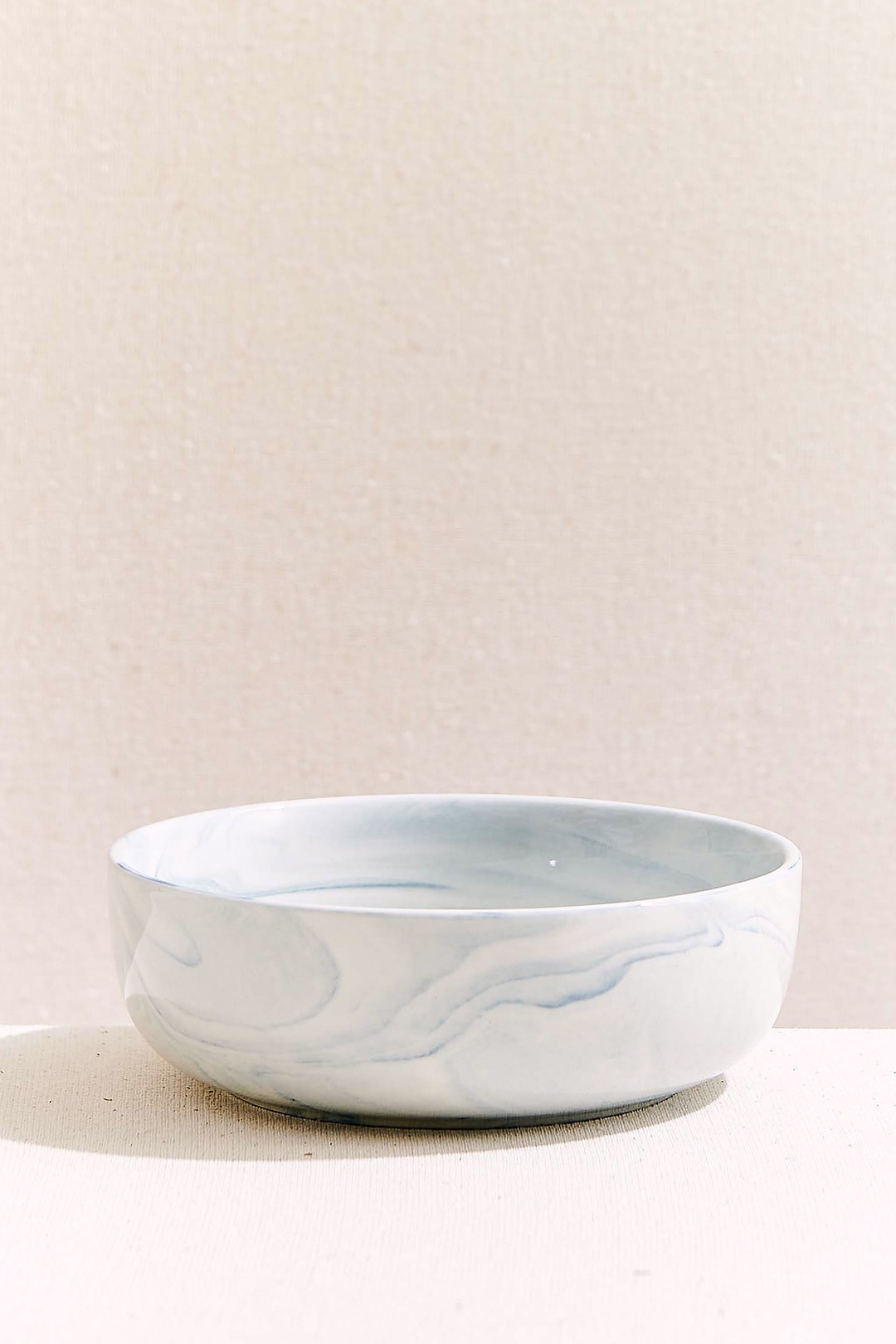 Marble Porselen Salata Kase Mavi