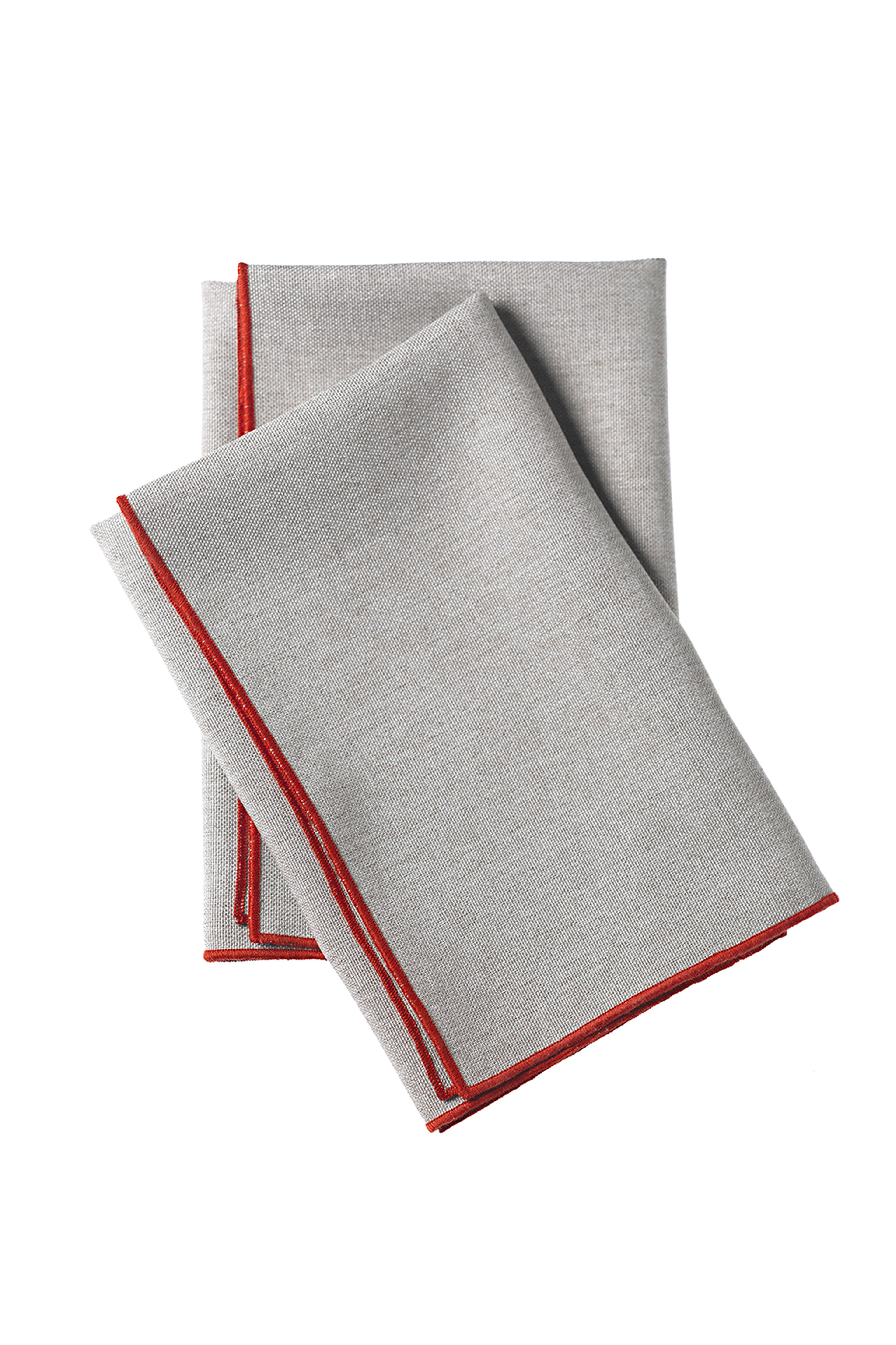 Beige Ibiza Napkin Set of 2 with Red Beret