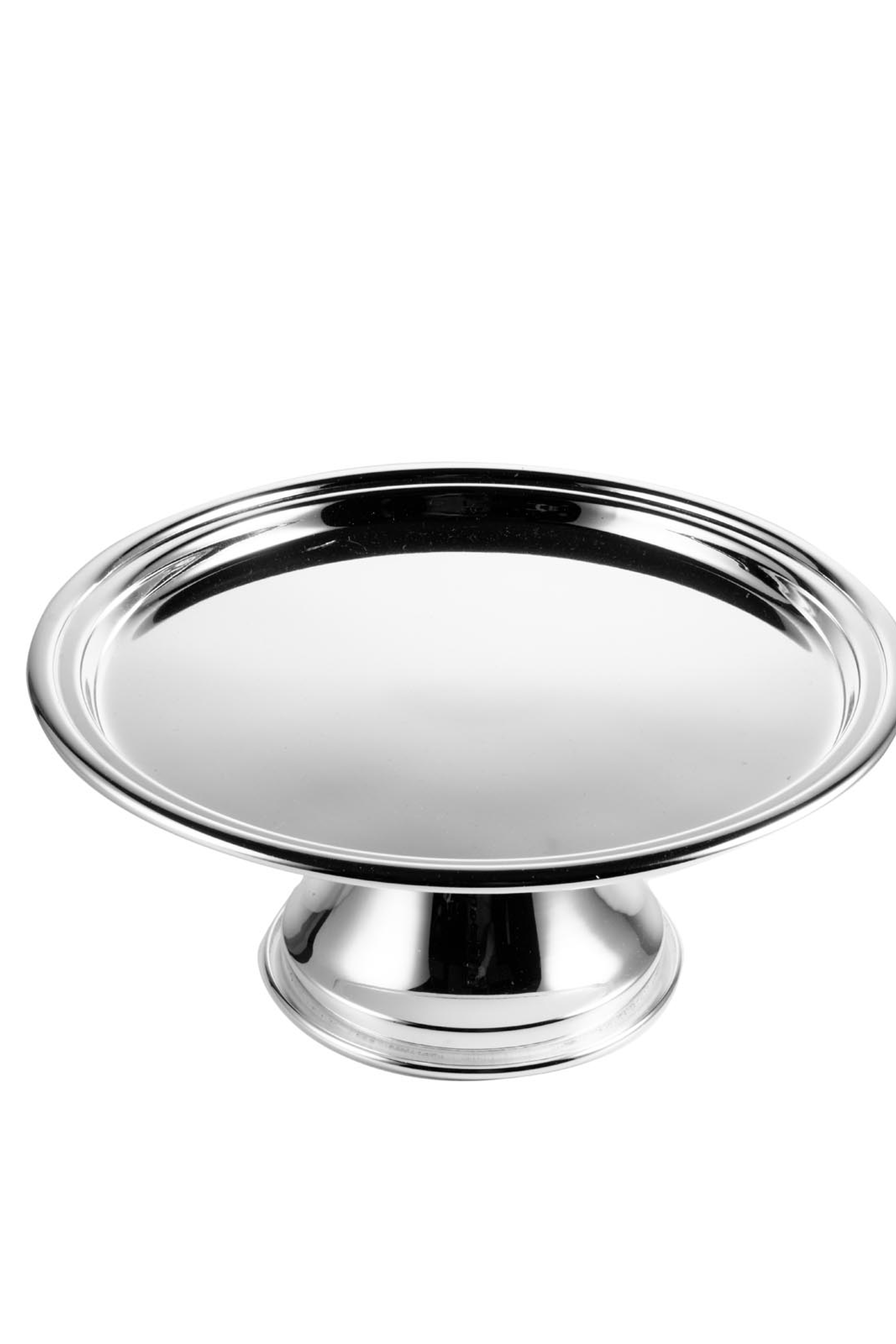 Kaplama Kek Standı 25 Cm Silver