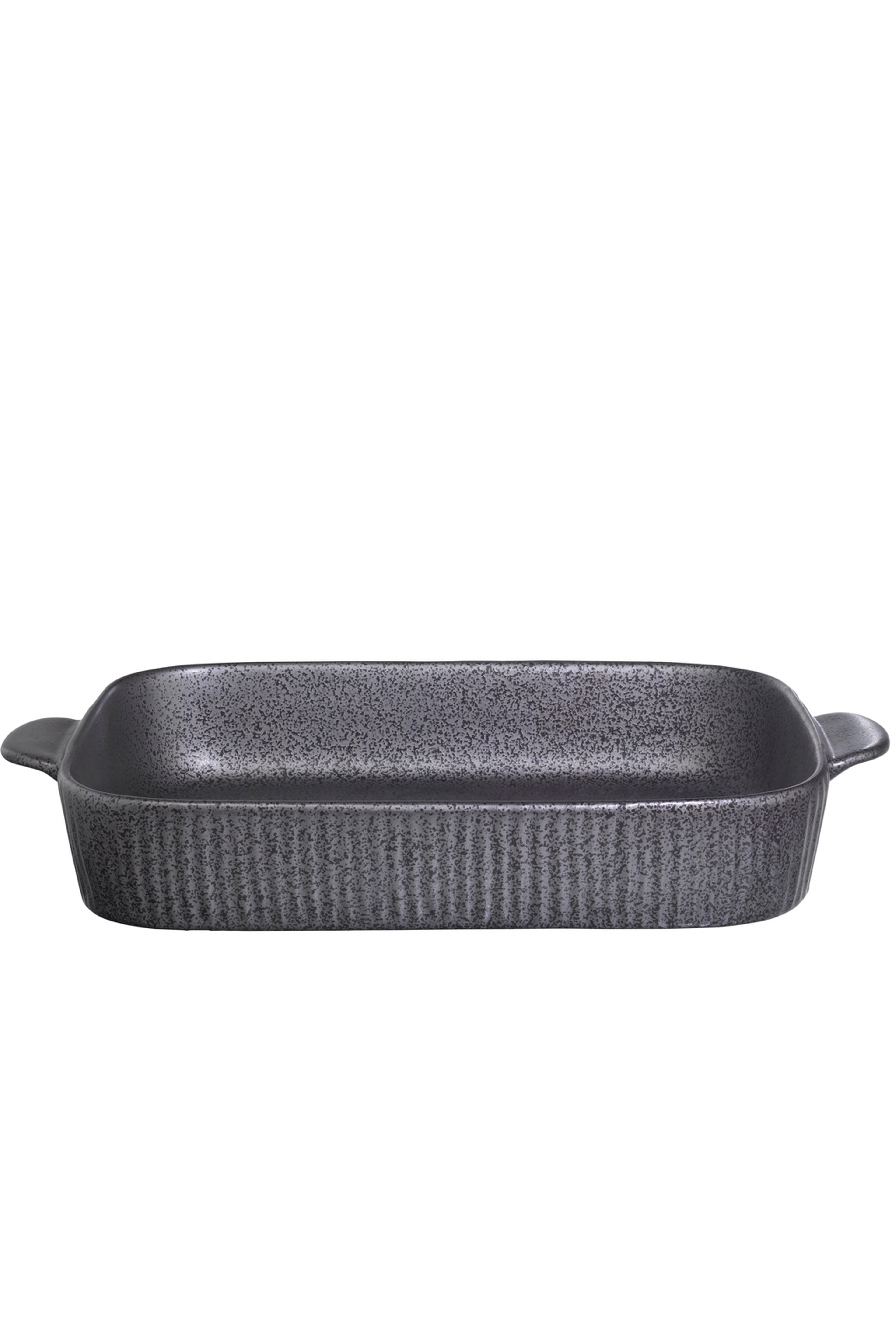 Smoked Anthracite Porcelain Oven Bowl 37.5 Cm
