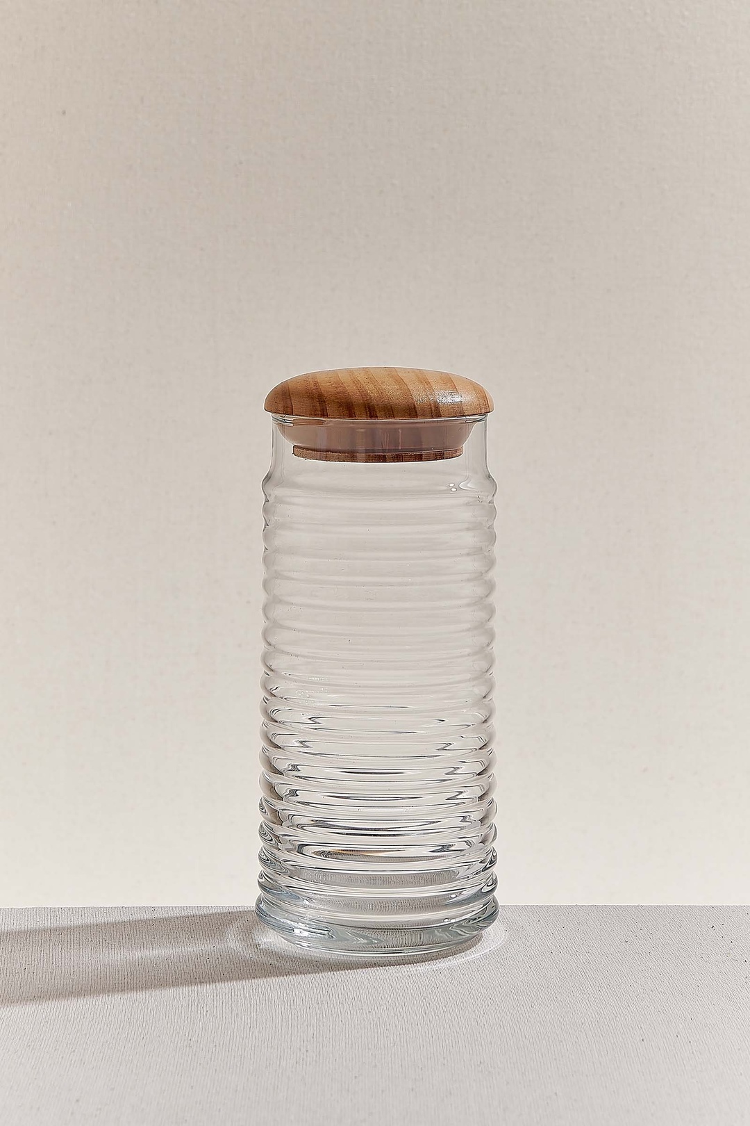 Ahşap Kapaklı Kavanoz 22 cm