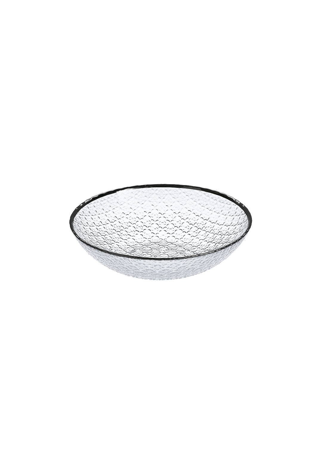Buzlu Cam Kase Platin 18,5 cm