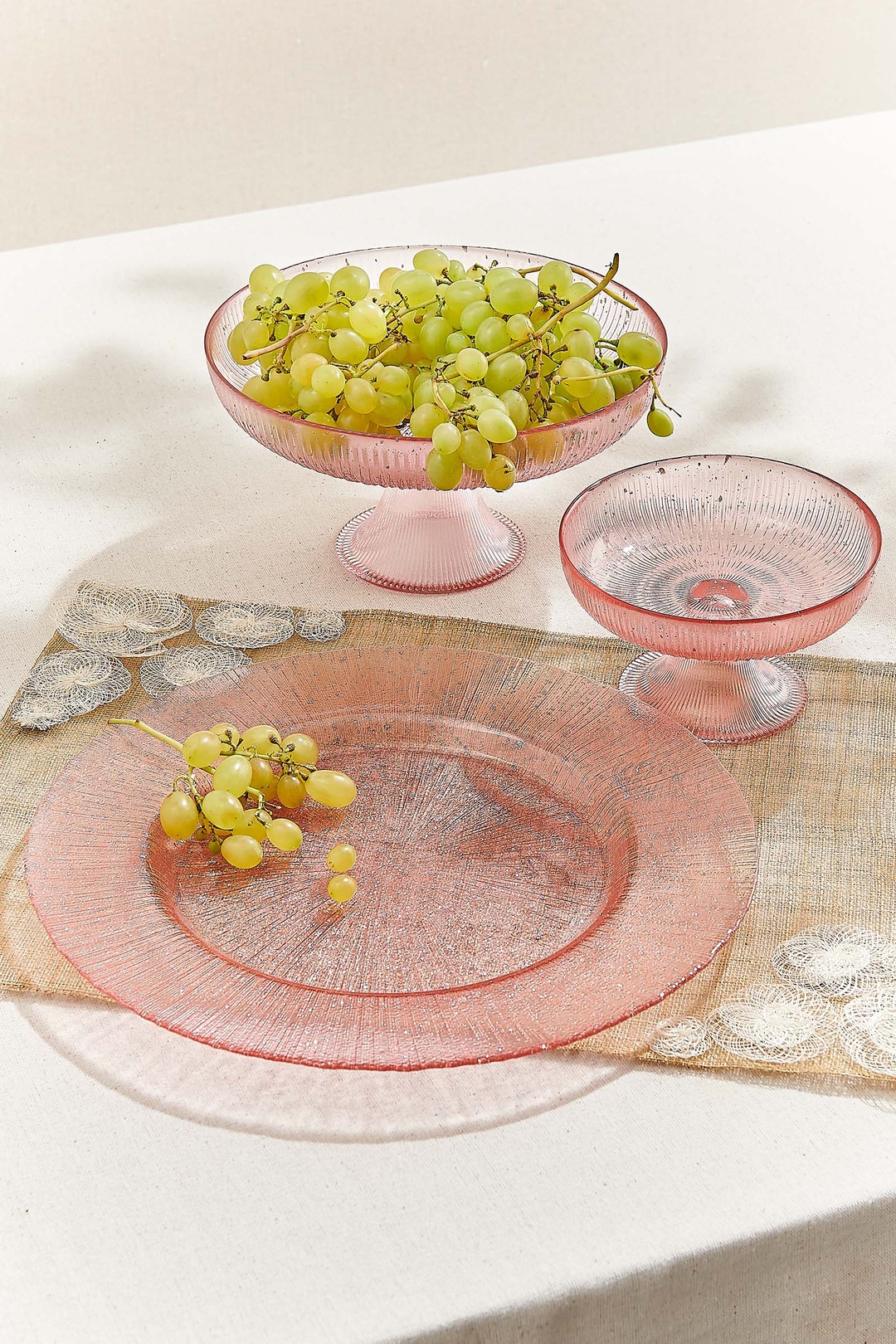 Blush Ayaklı Servis 24 cm