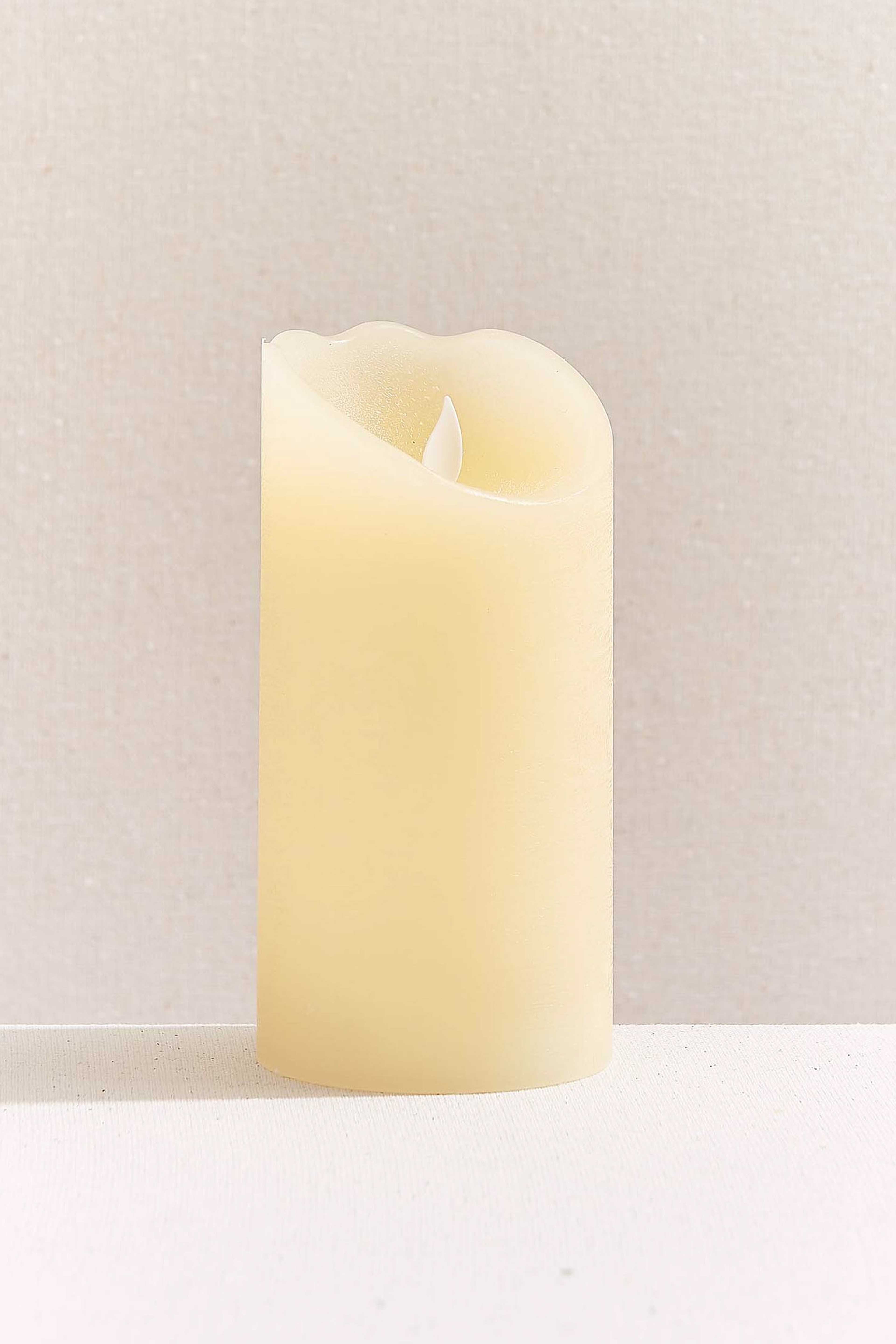 Silindir Led Mum 15x7.5 cm