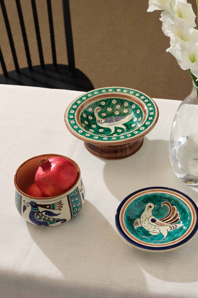 Sırlı Kuşlar Plate 16 cm 
