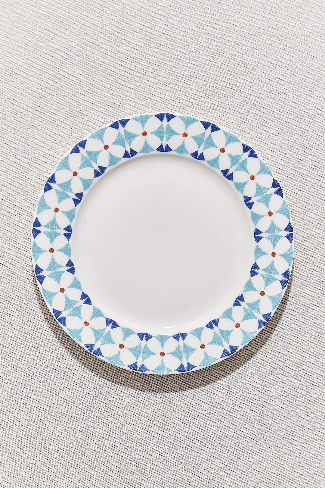 Alaçatı Porselen Pasta Tabağı