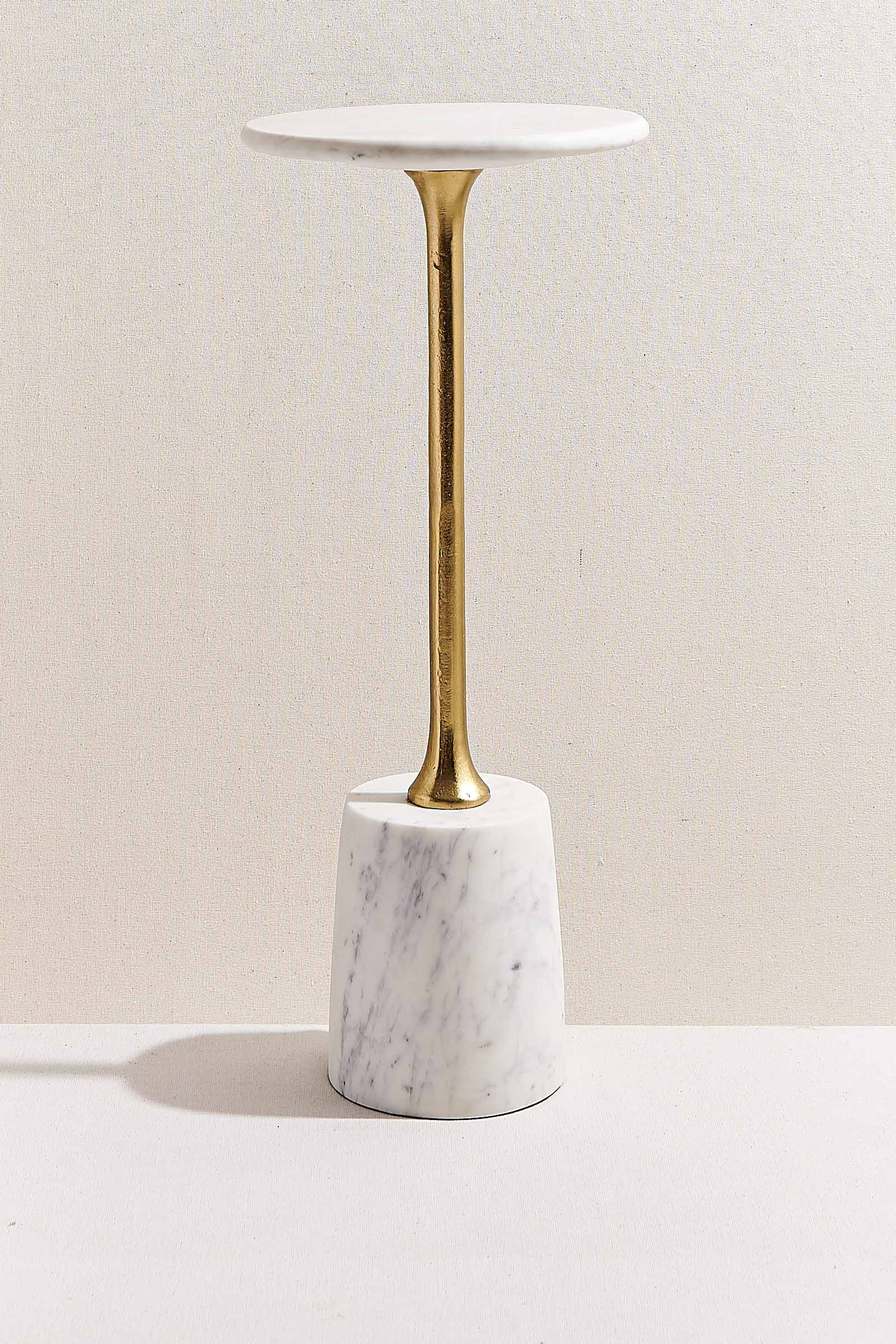 Marble Cast Side Table