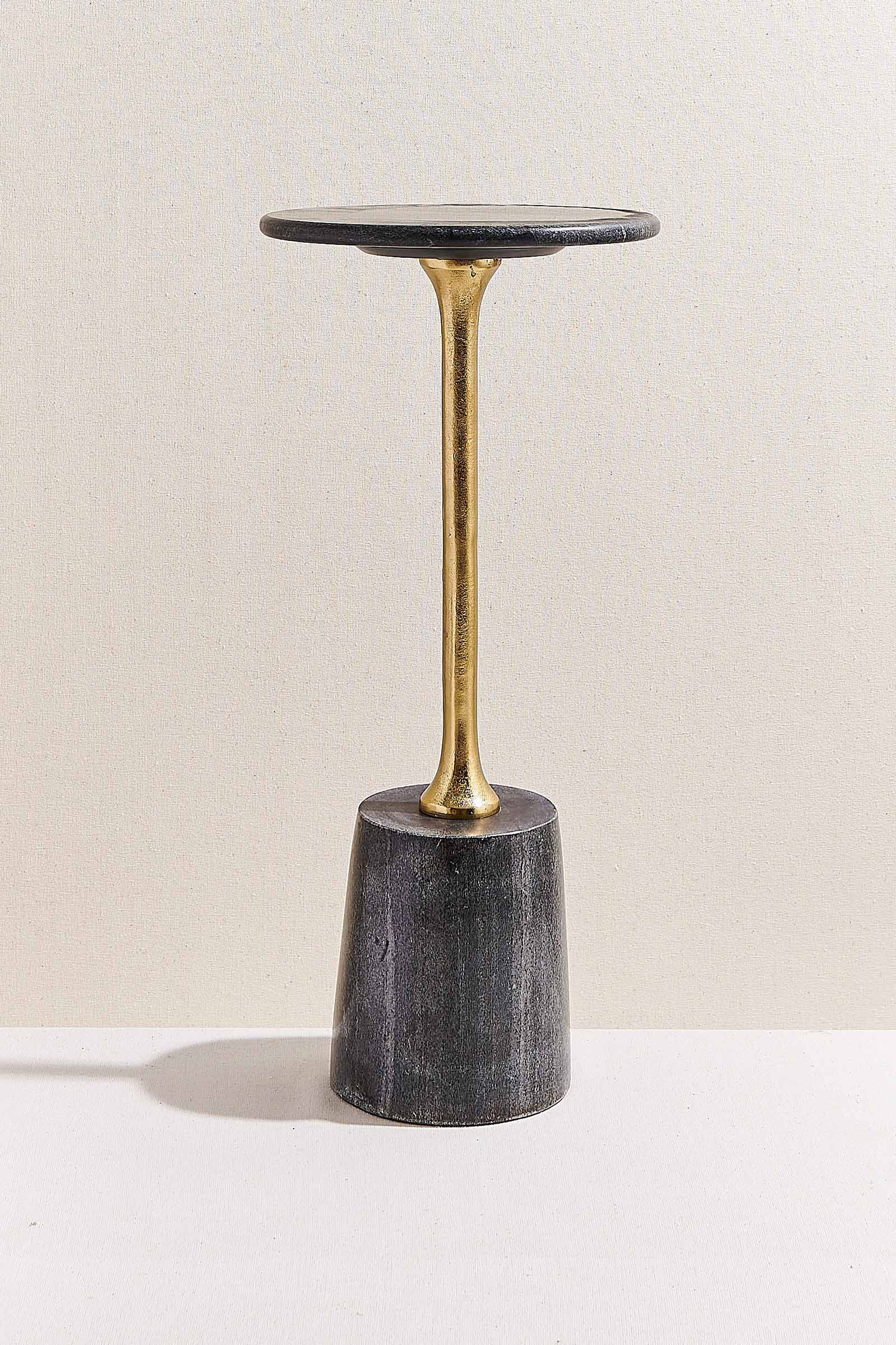 Marble Cast Side Table