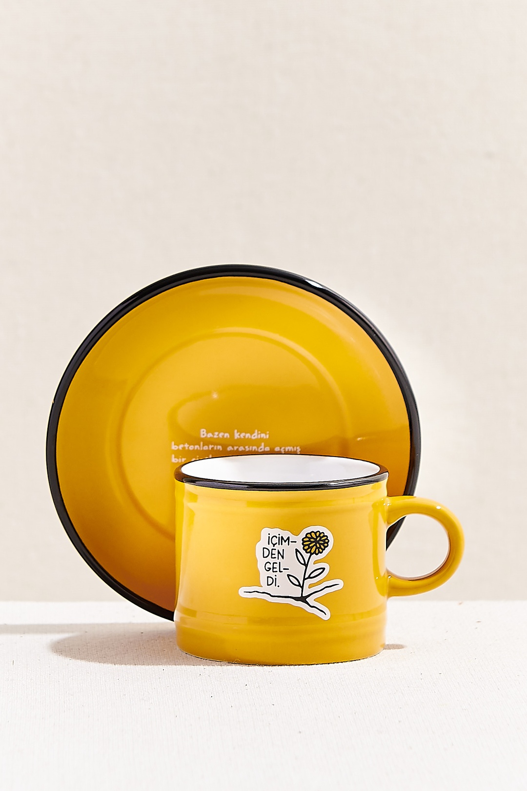 Hisli Şeyler Çiçek Espresso Fincanı