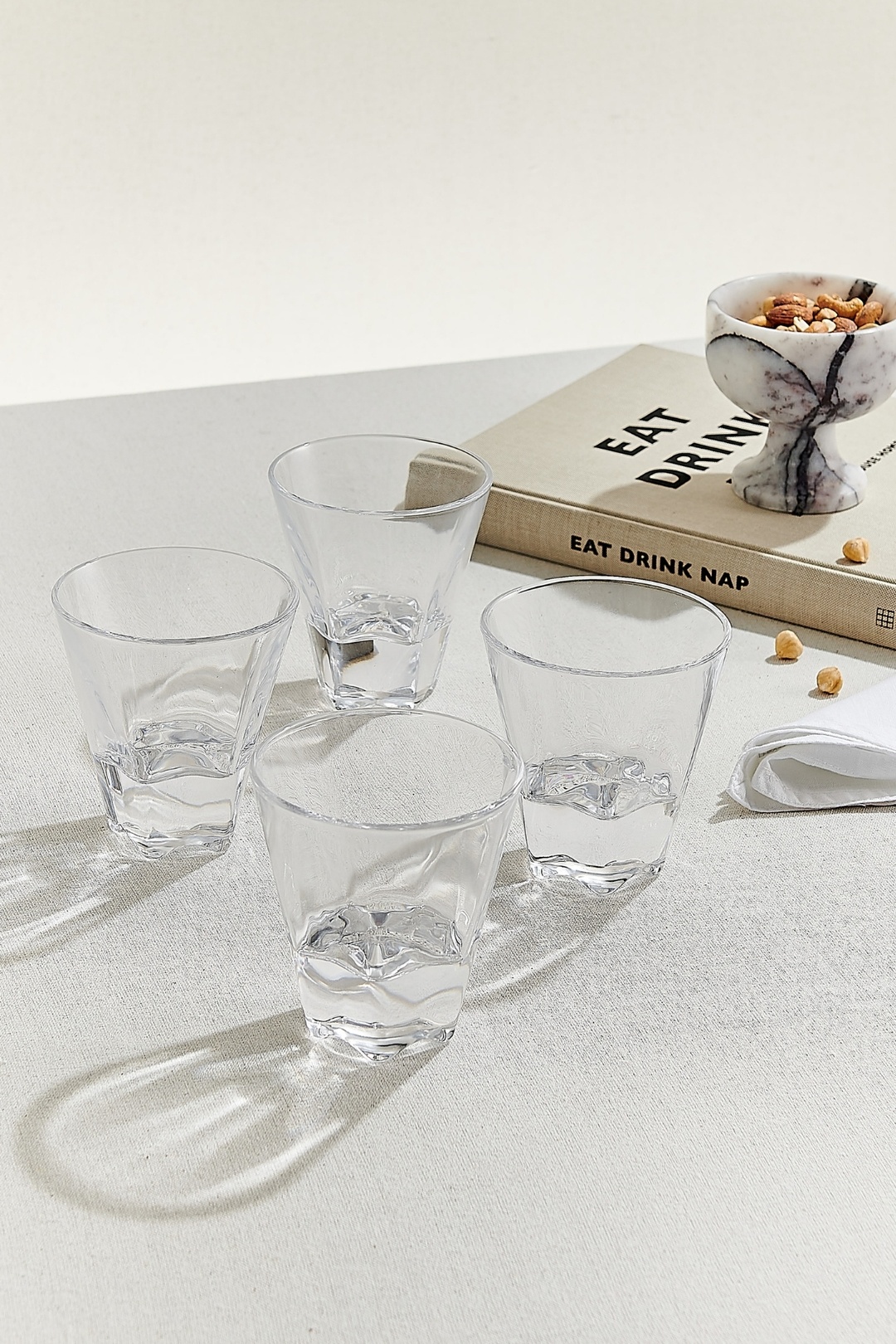 Nude Glazz Viski Bardağı 4'lü