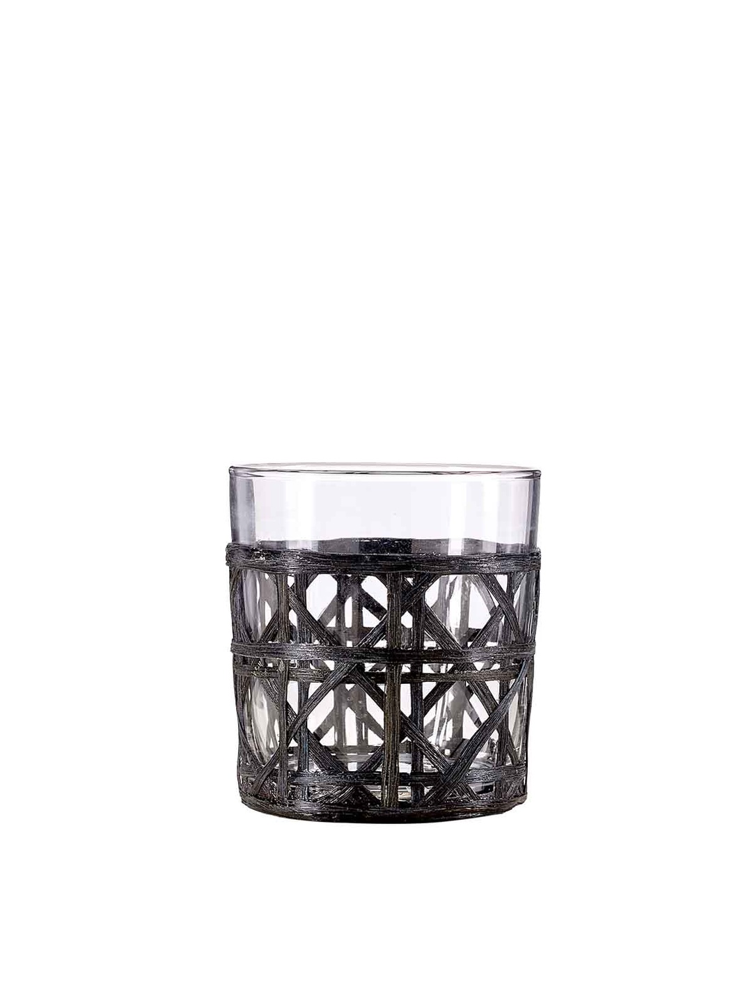 Rattan Su Bardağı Siyah