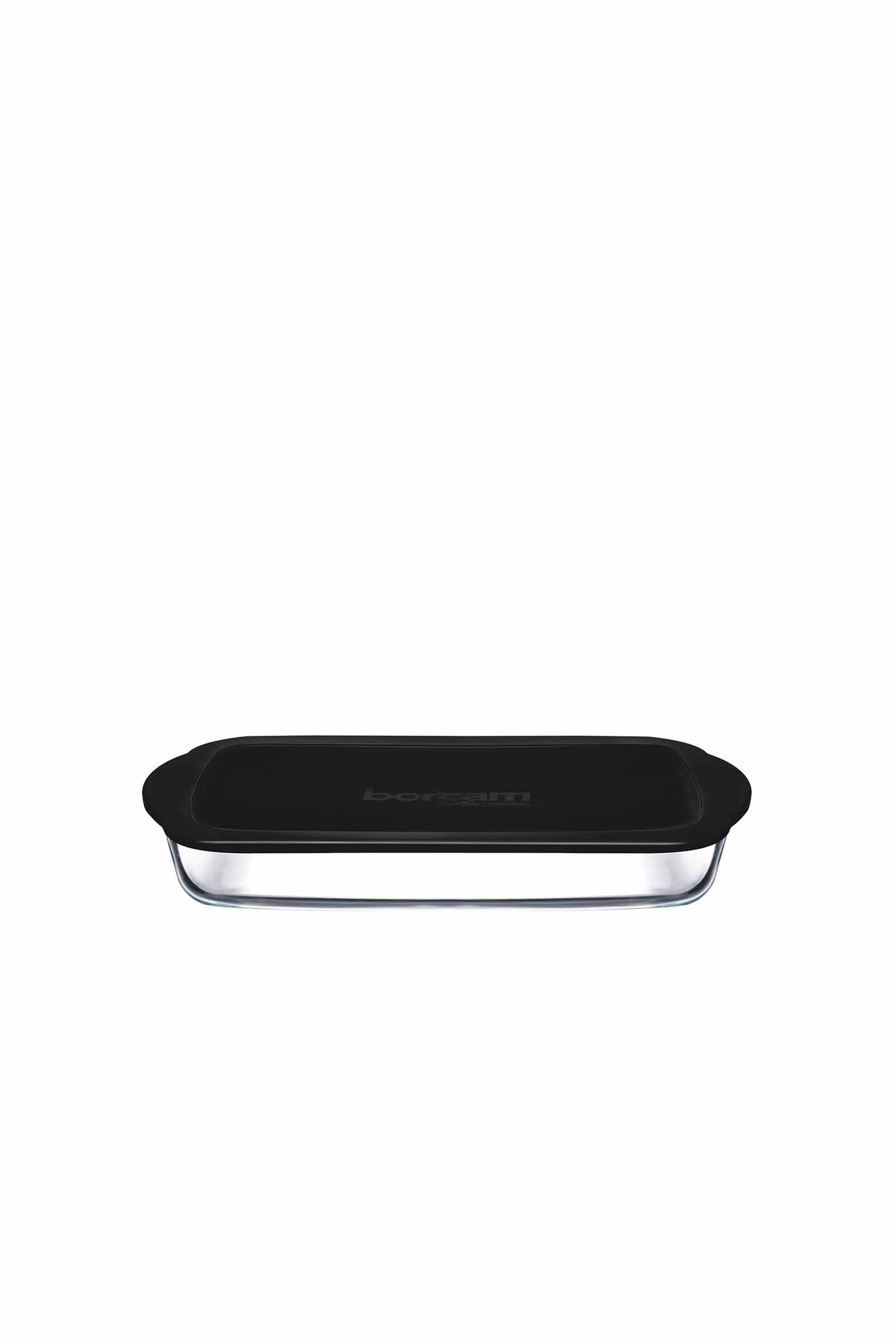Rectangular Black Covered Borcam Storage Container 3.8 L