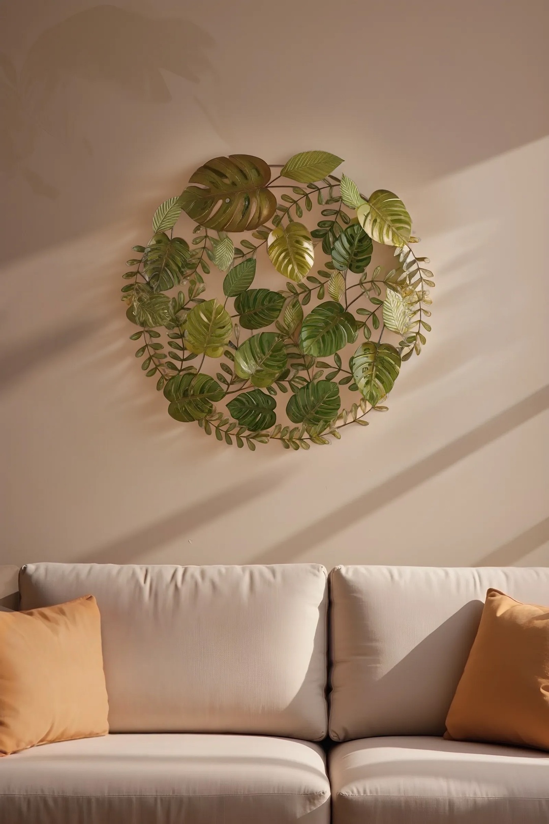 Monstera Metal Duvar Süsü