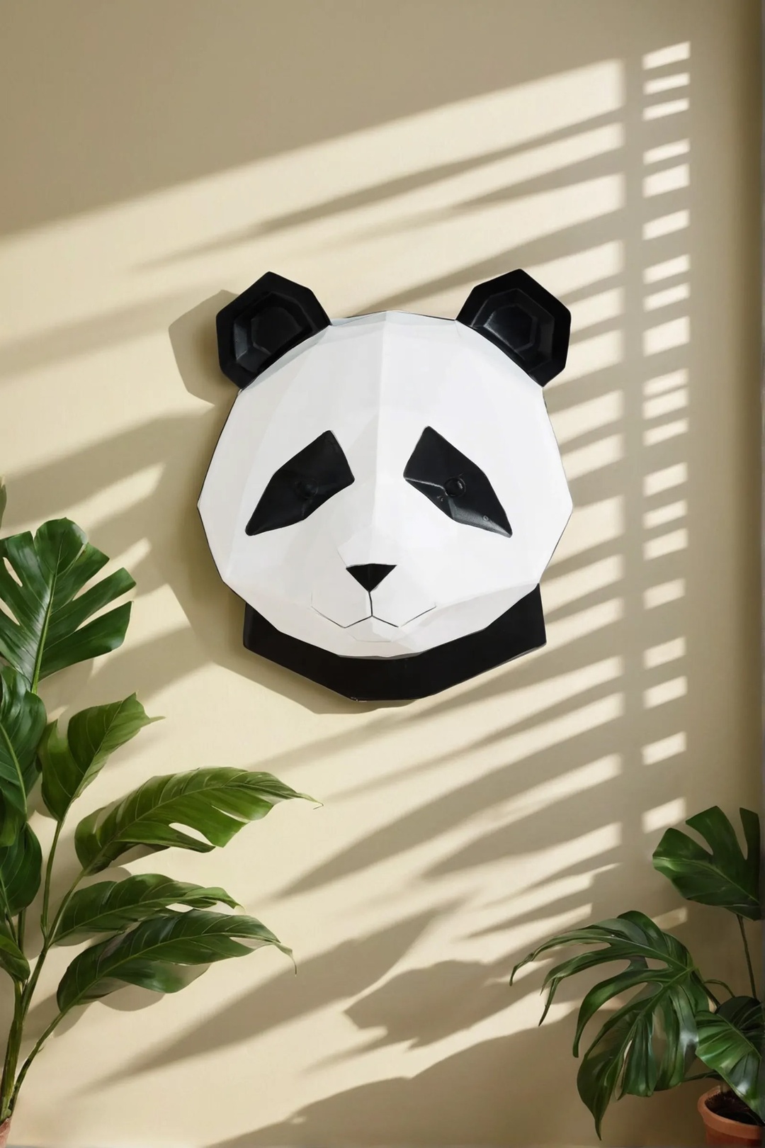 Panda Resin Duvar Süsü