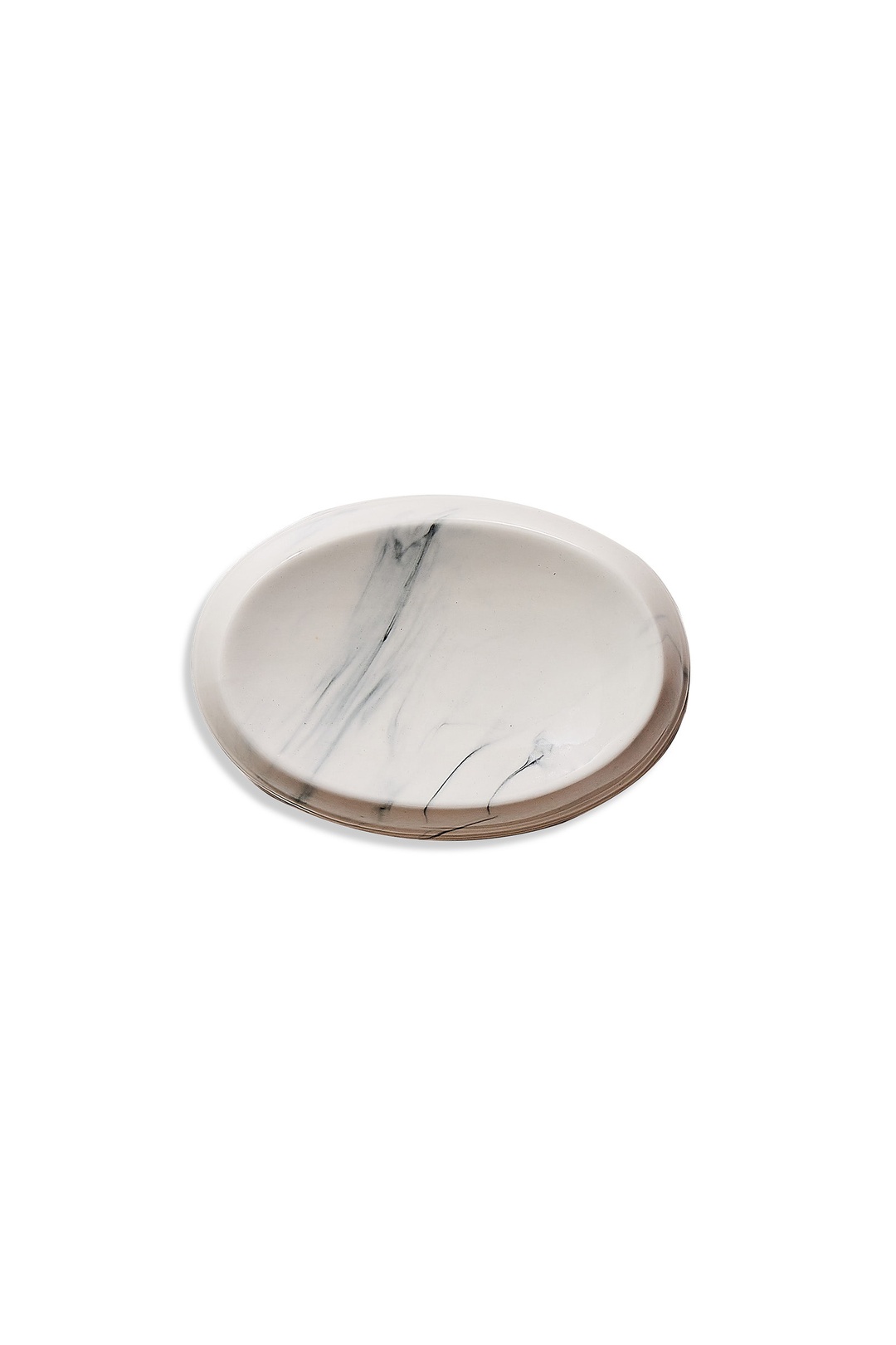 Marble Seramik Sabunluk Beyaz