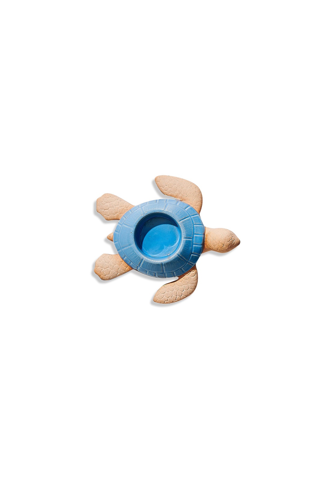 Kaplumbağa Seramik Tealight Mumluk Turkuaz