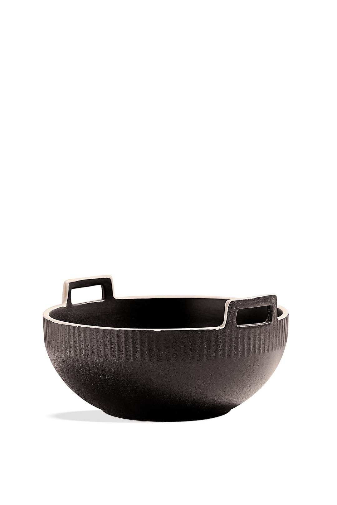 Ryumyaku Bowl Pot M(Black×Drip) [TOKY] Black Tokyo Ceramic Serving Bowl with Handles L Price - Paşabahçe