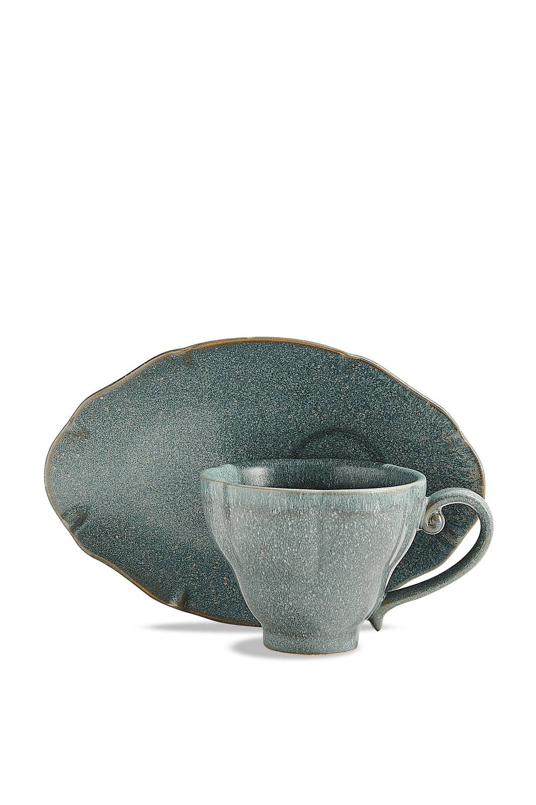Gothic Seramik Çay Fincanı Yeşil
