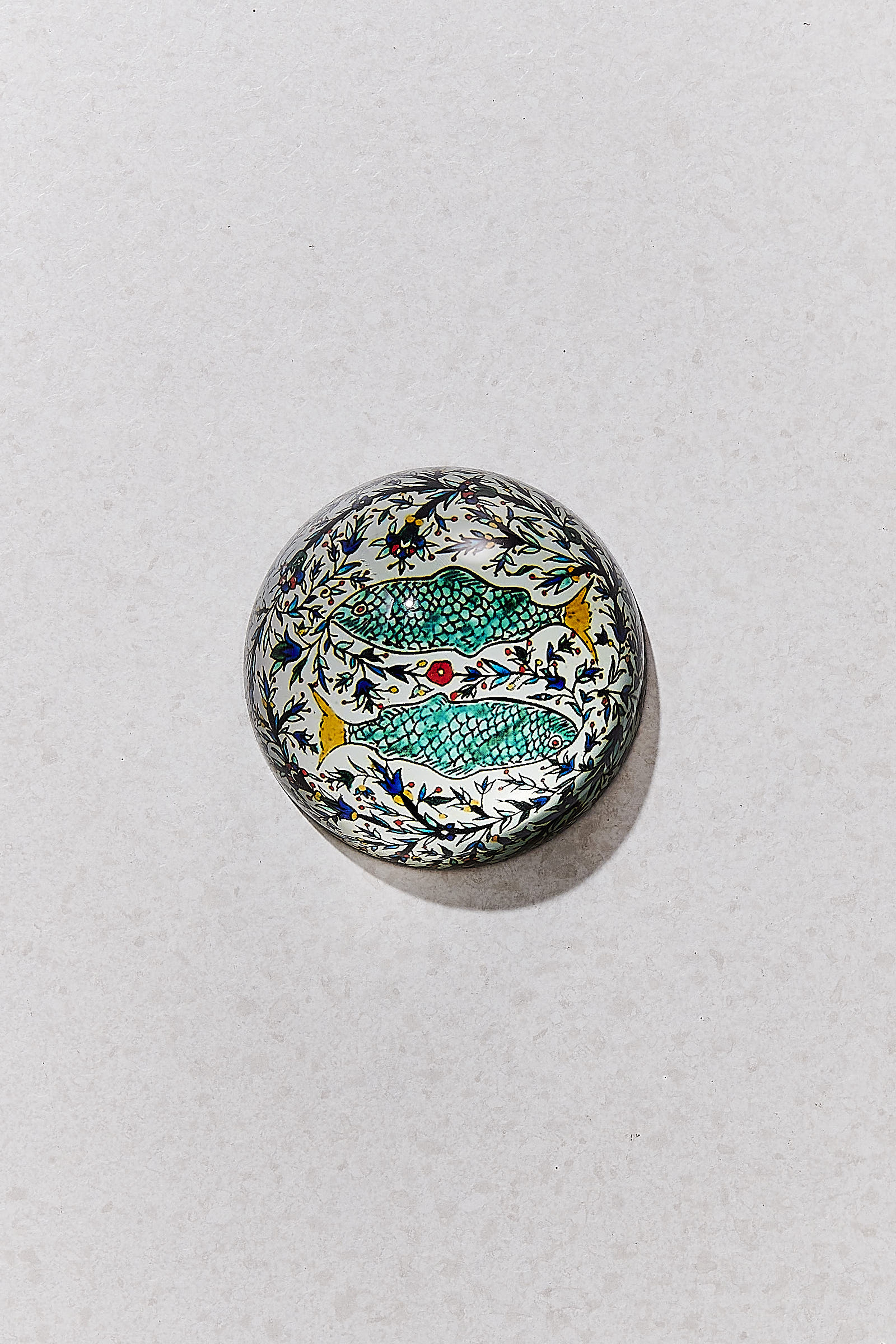 Kütahya Balıklı Kağıt Ağırlığı