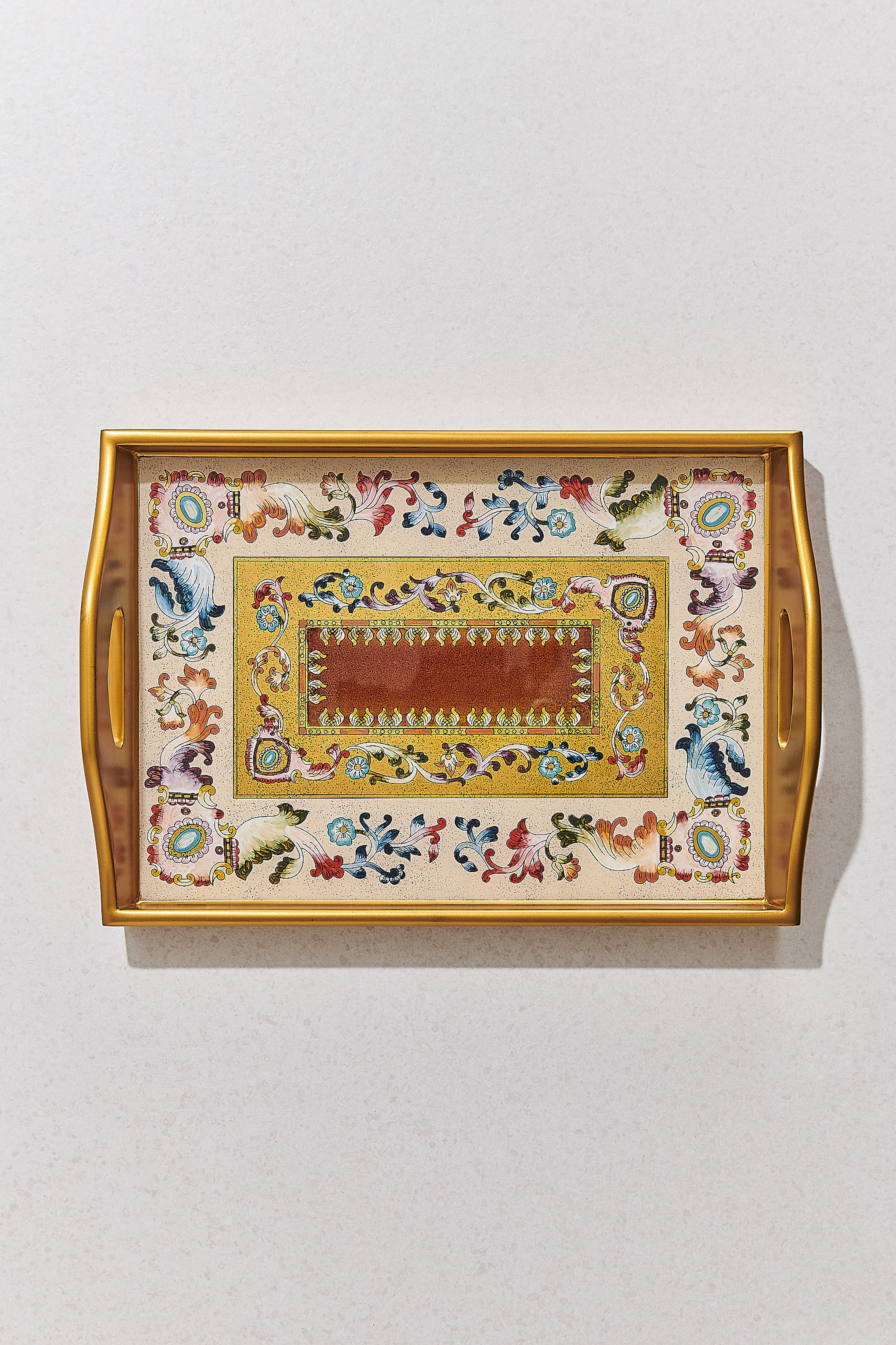 Çiçek Tepsi 41x28x7 Cm