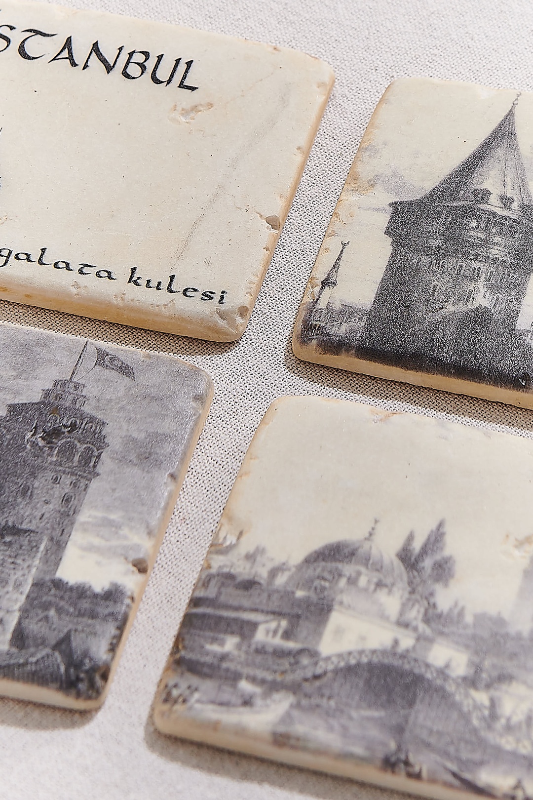Galata Kulesi Bardak Altlığı