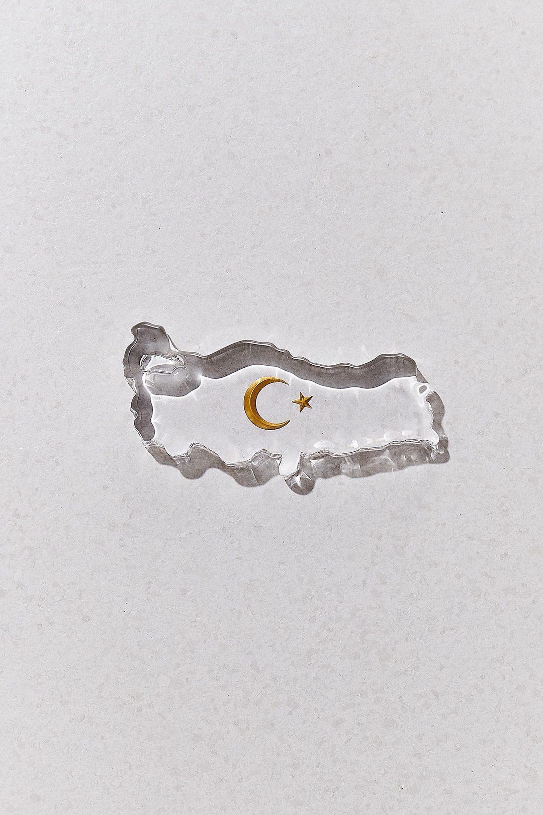 Türkiye Haritası Ayyıldız Kağıt Ağırlık