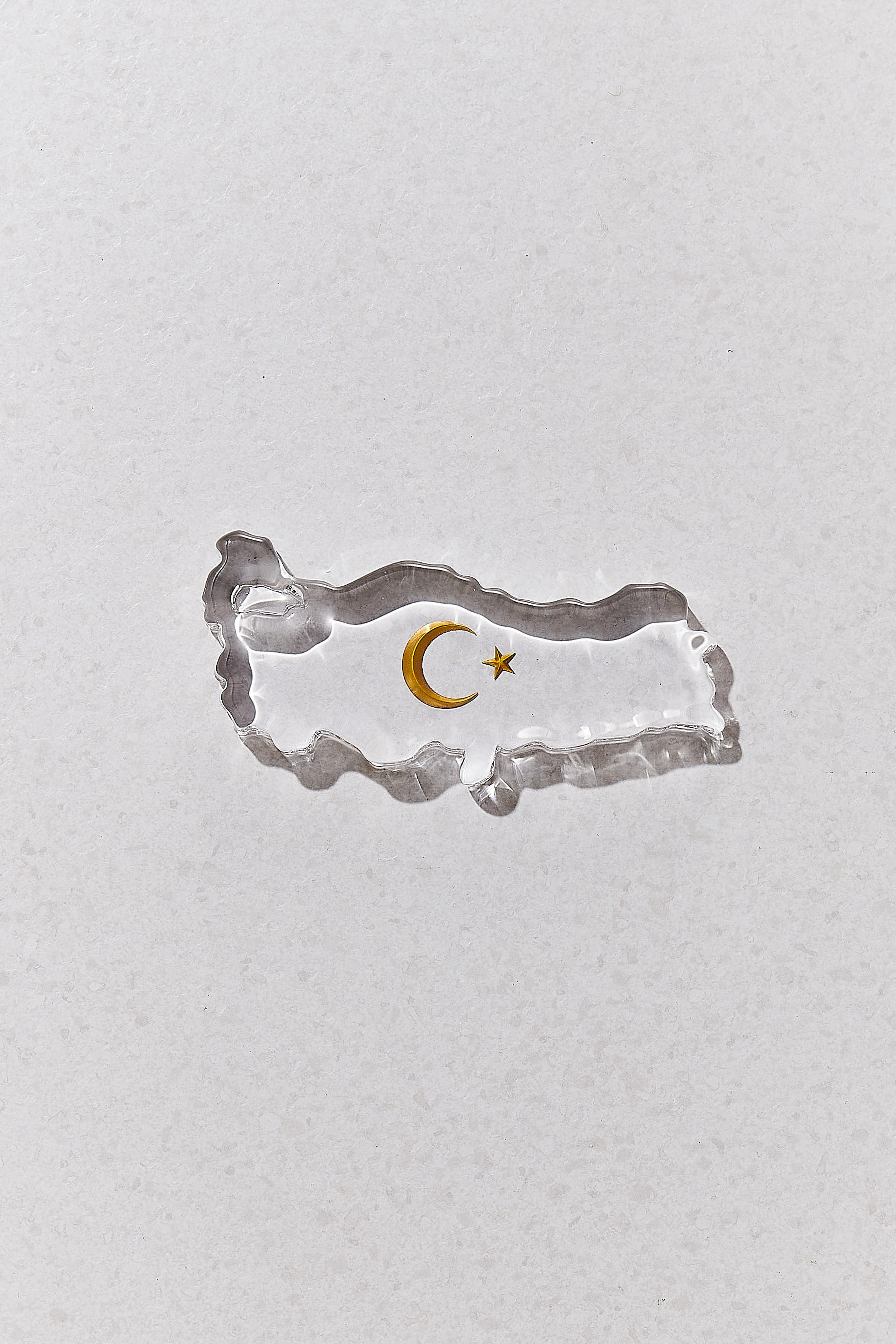 Türkiye Haritası Ayyıldız Kağıt Ağırlık