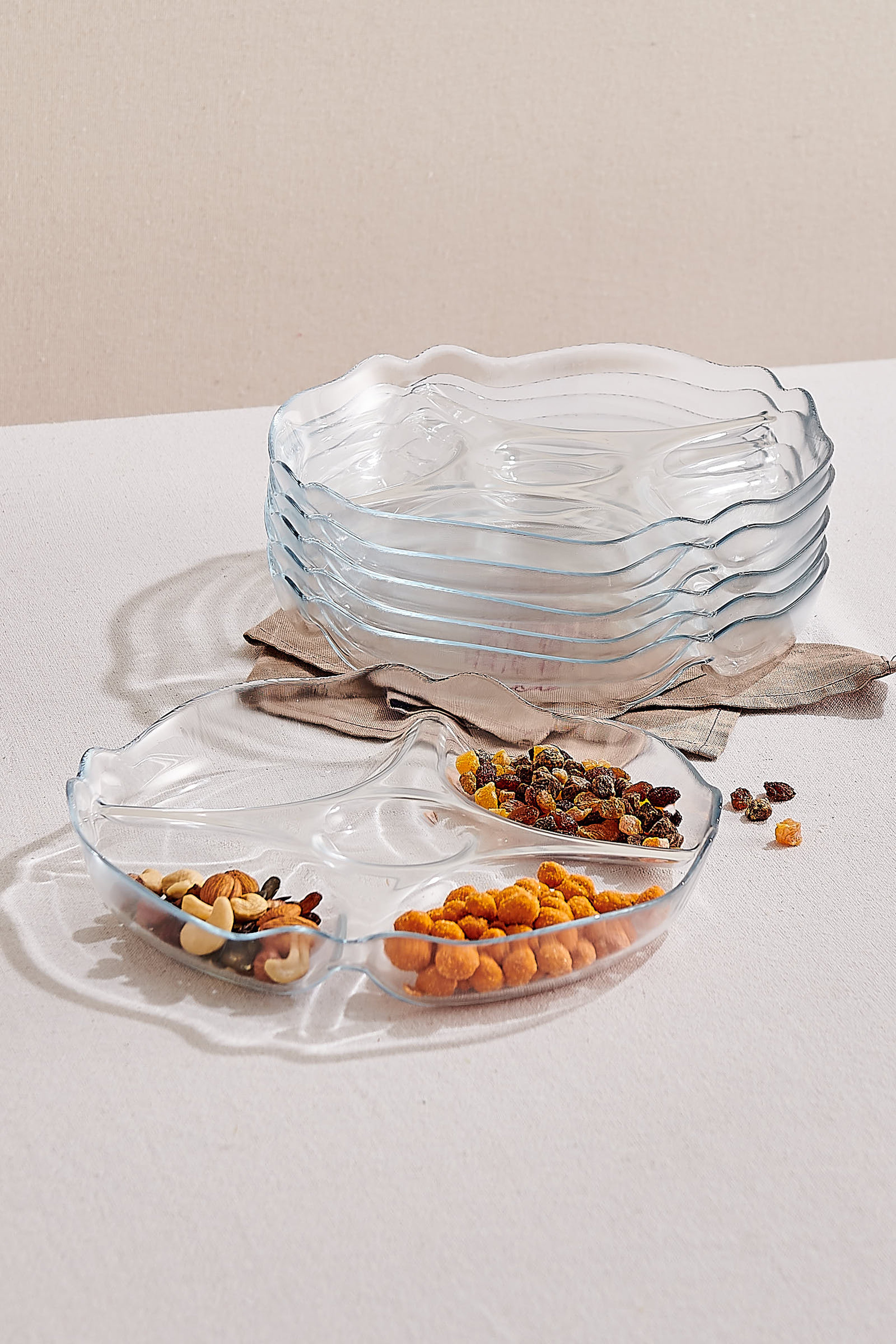 6 Compartment Service Plate 25 Cm