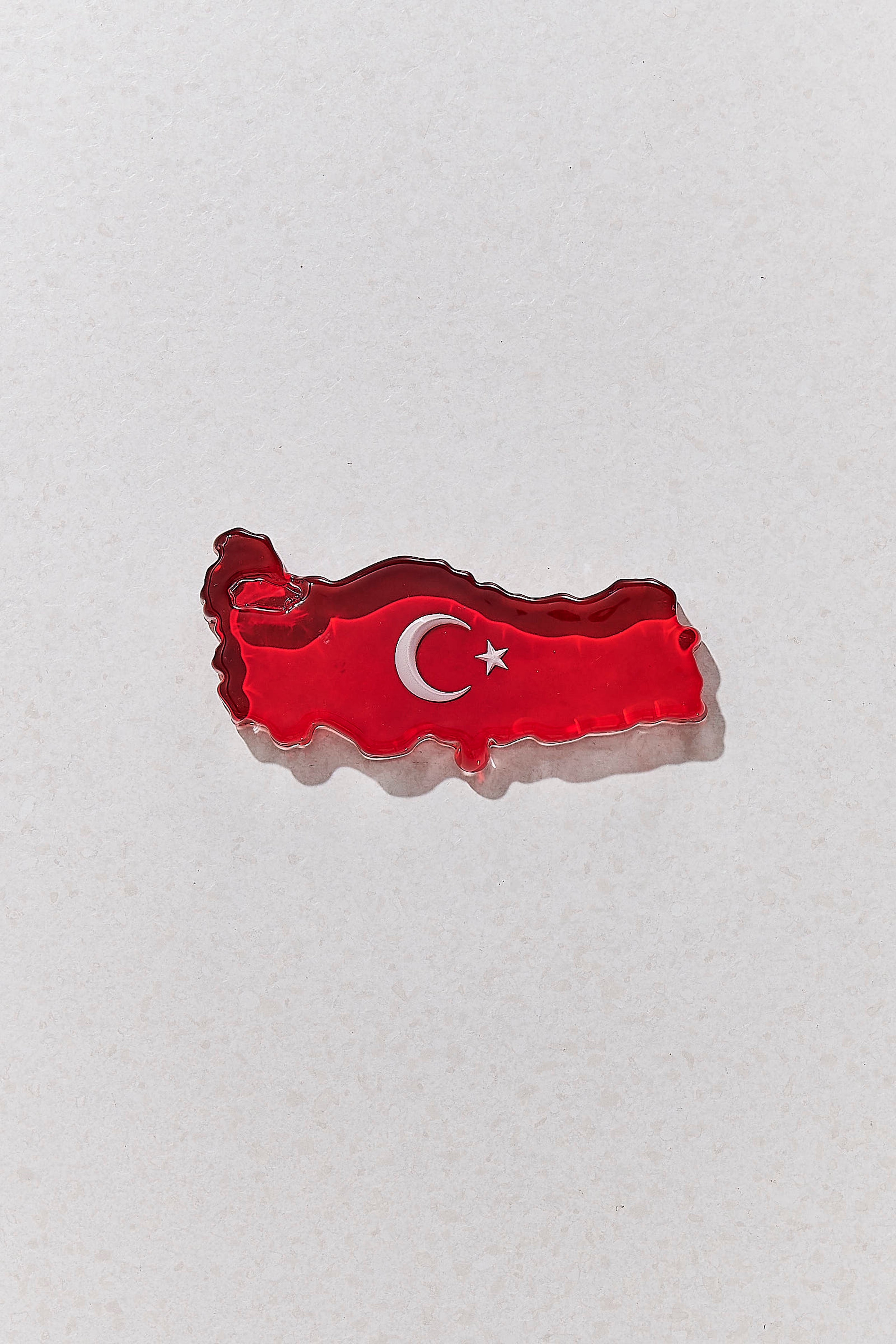 Türkiye Ayyıldız Kağıt Ağırlığı Kırmızı