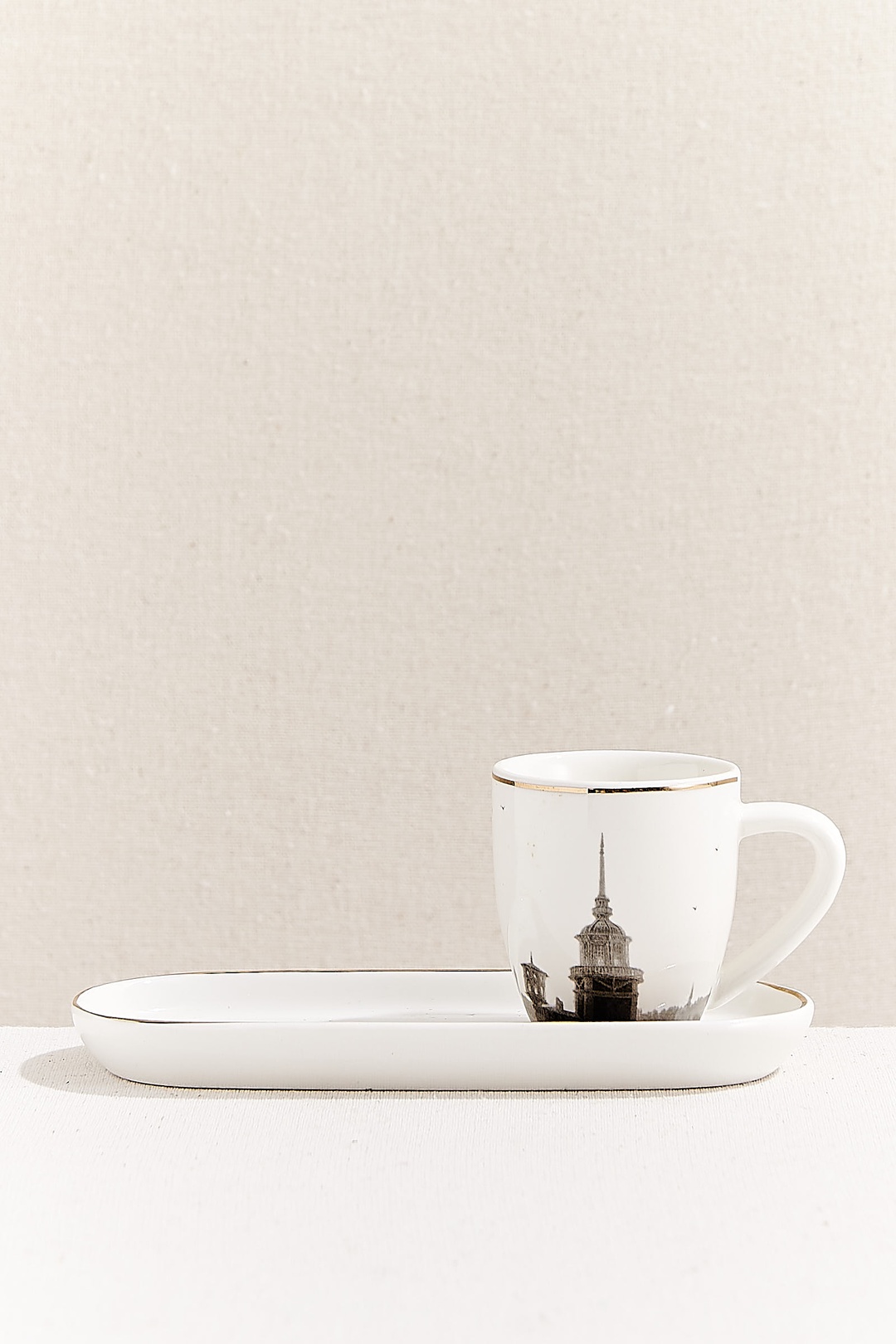 Kızkulesi Engraved Turkish Coffee Cup