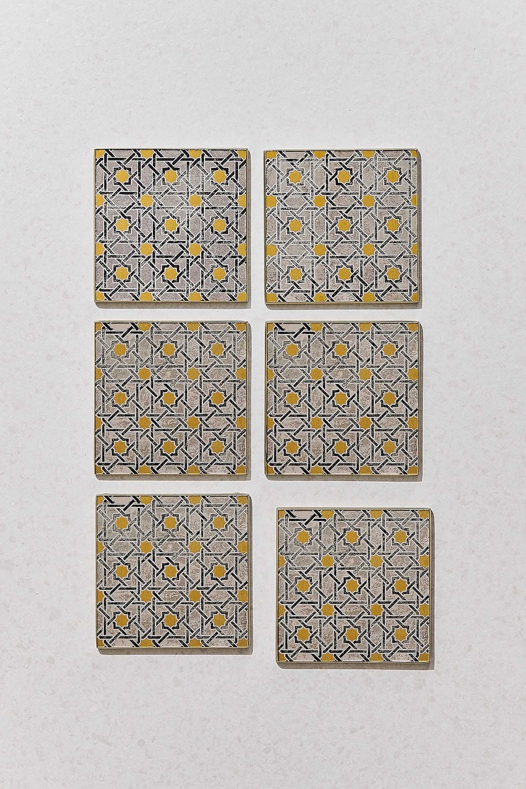 Selçuklu Kare Bardakaltı 6'Lı Set