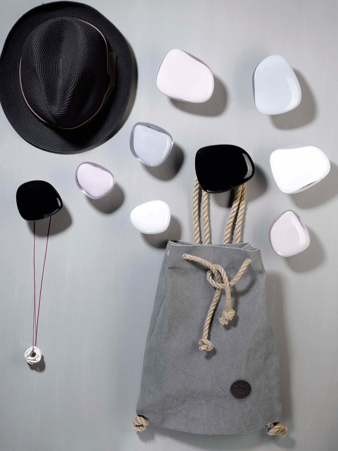 Nude Pebbles Kulp/Askı Opal Siyah Büyük