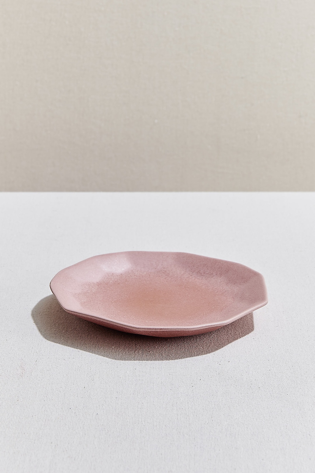 Origami Seramik Pasta Tabağı Pembe