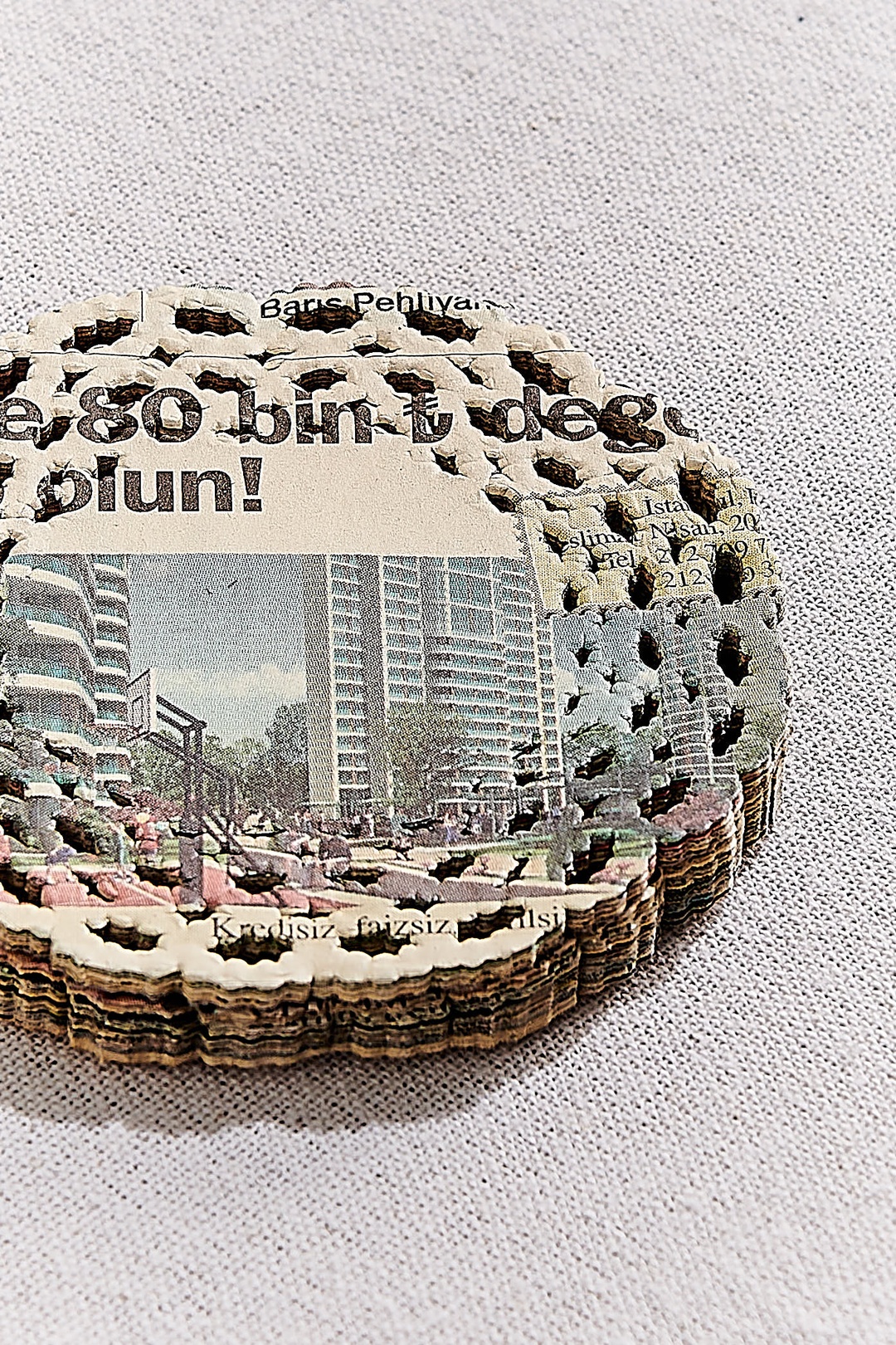 Doily News Bardak Altlığı 100'lü Set